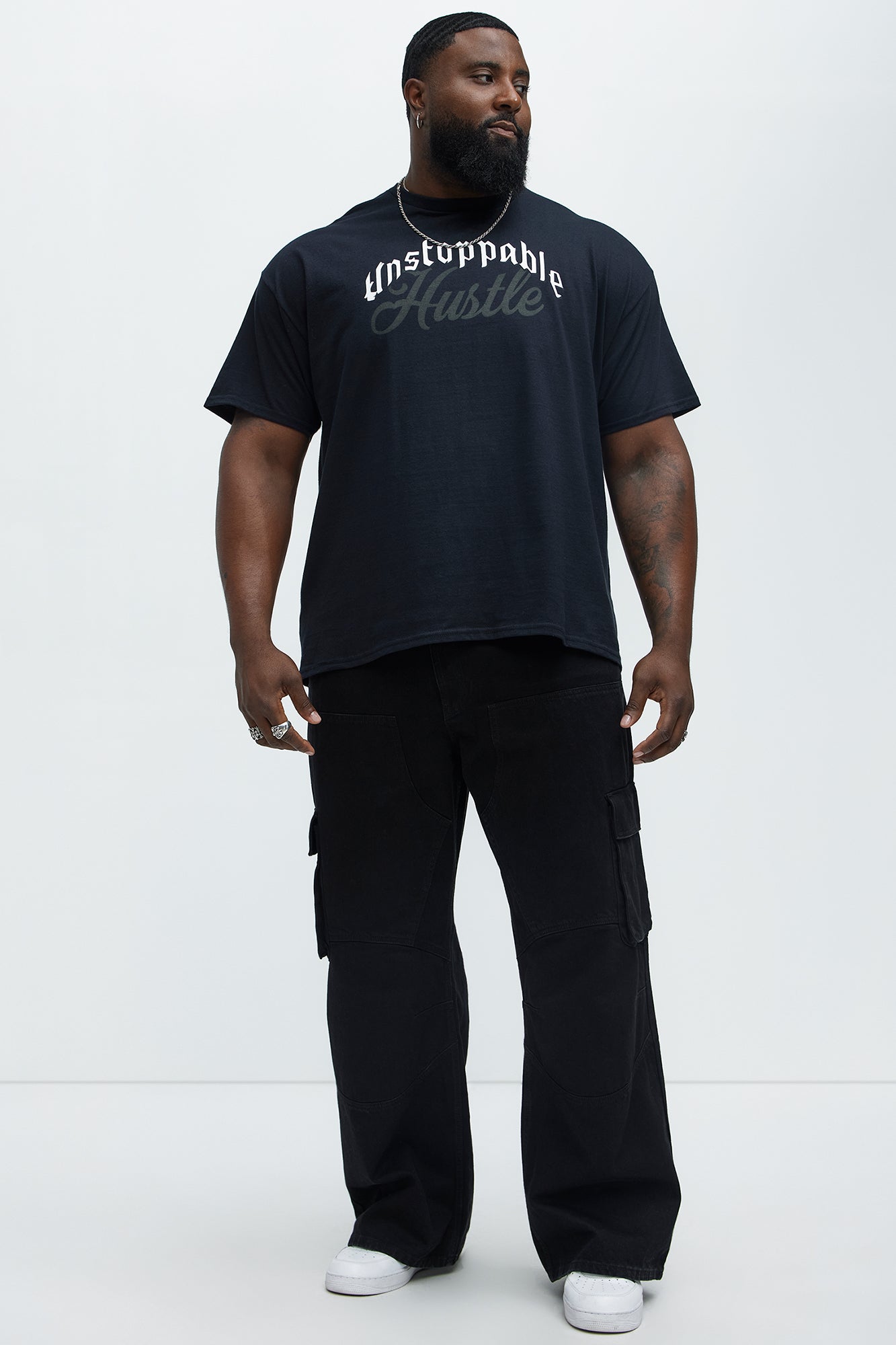 Unstoppable Hustle Short Sleeve Tee - Black - Image 8