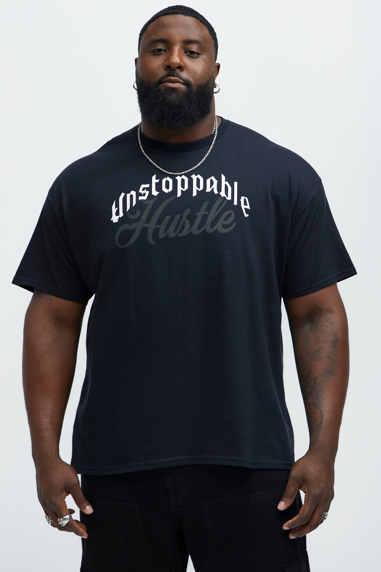 Unstoppable Hustle Short Sleeve Tee - Black - Image 6