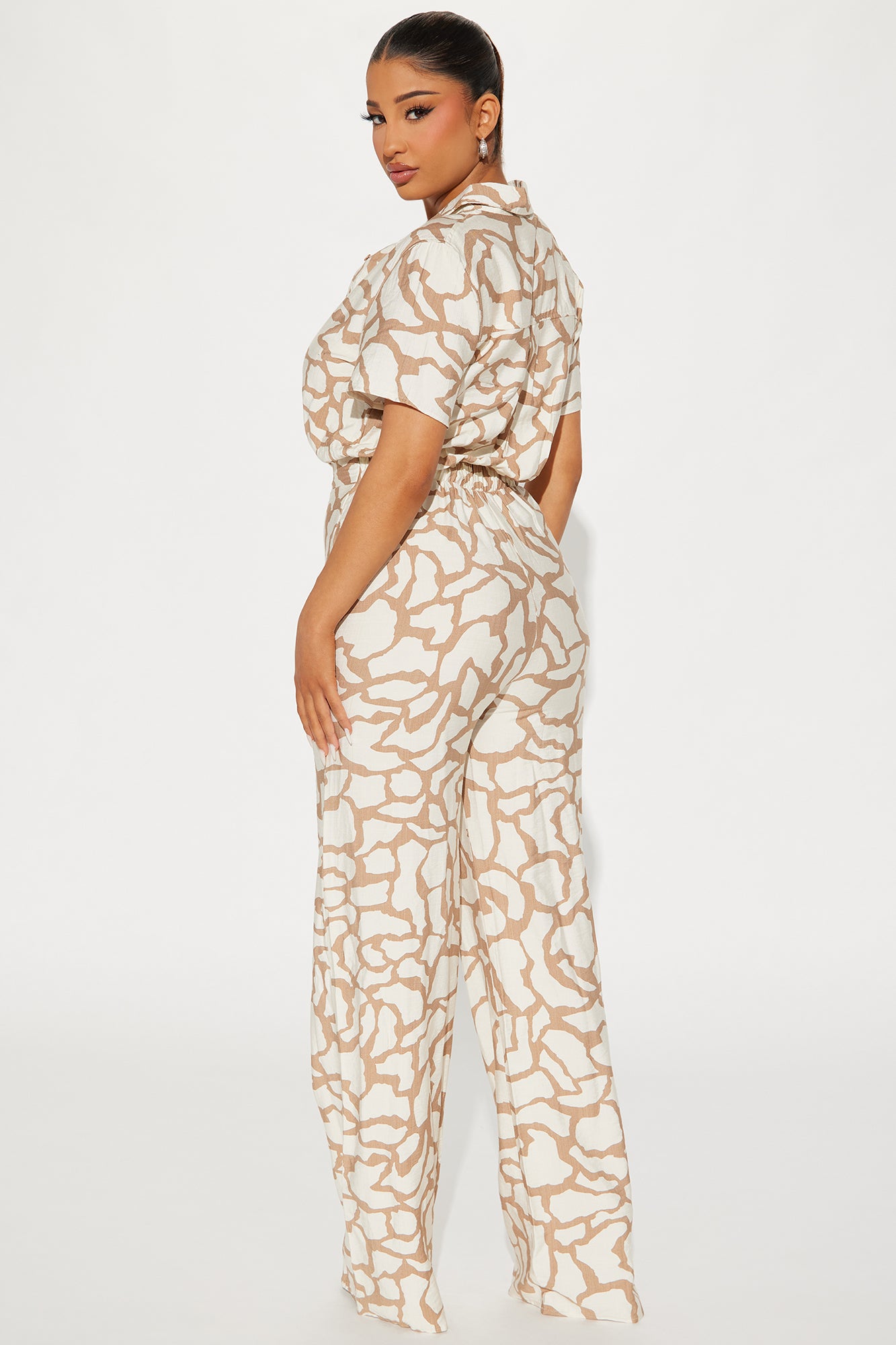 Leila Jumpsuit - Taupe - Image 3