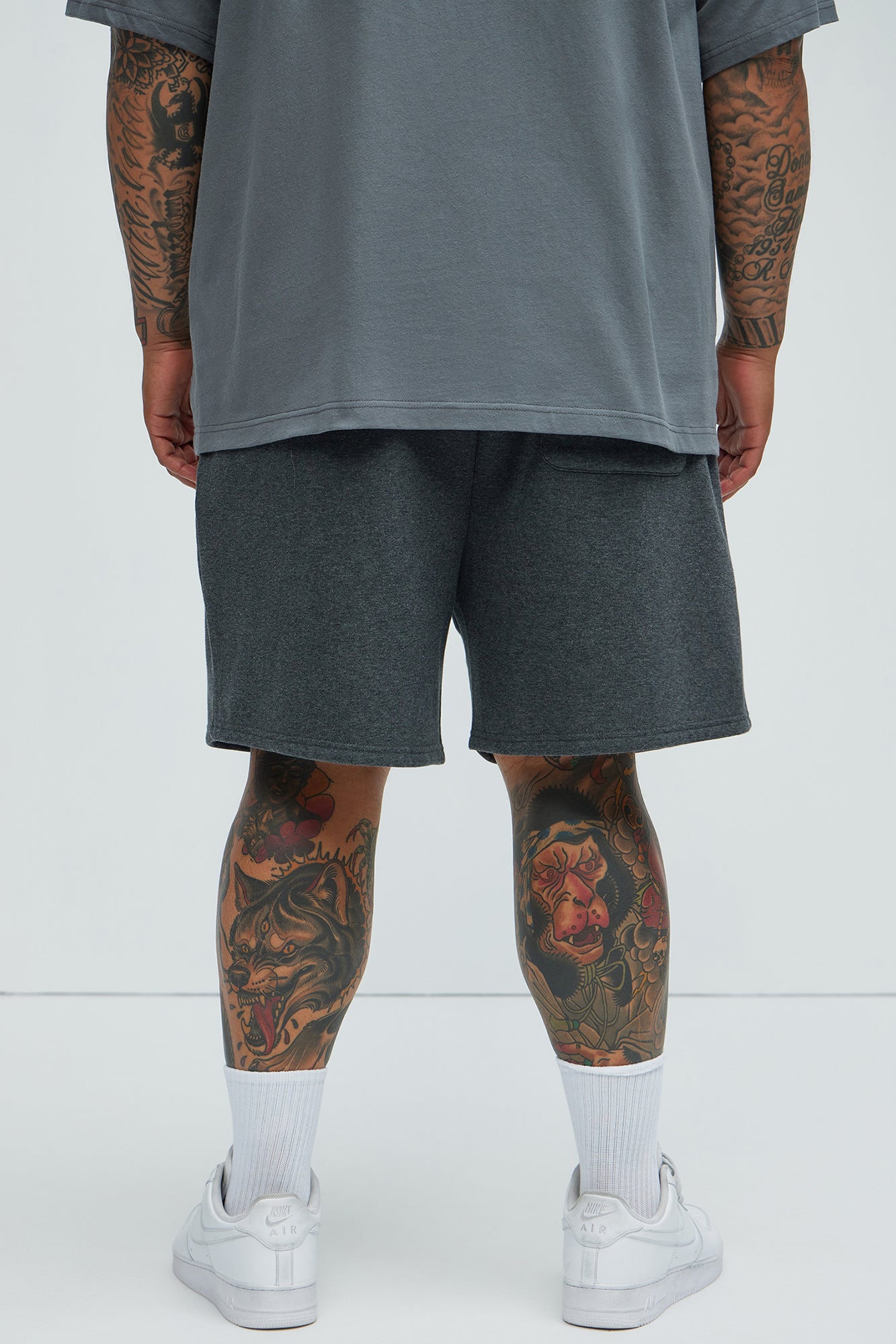 Tyson Sweatshort - Charcoal - Image 7