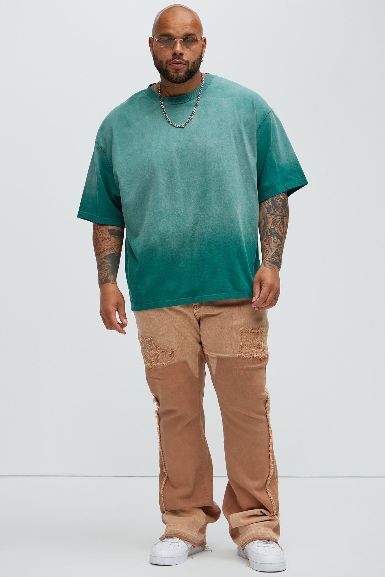 Dion Relaxed Tee - Green - Image 5