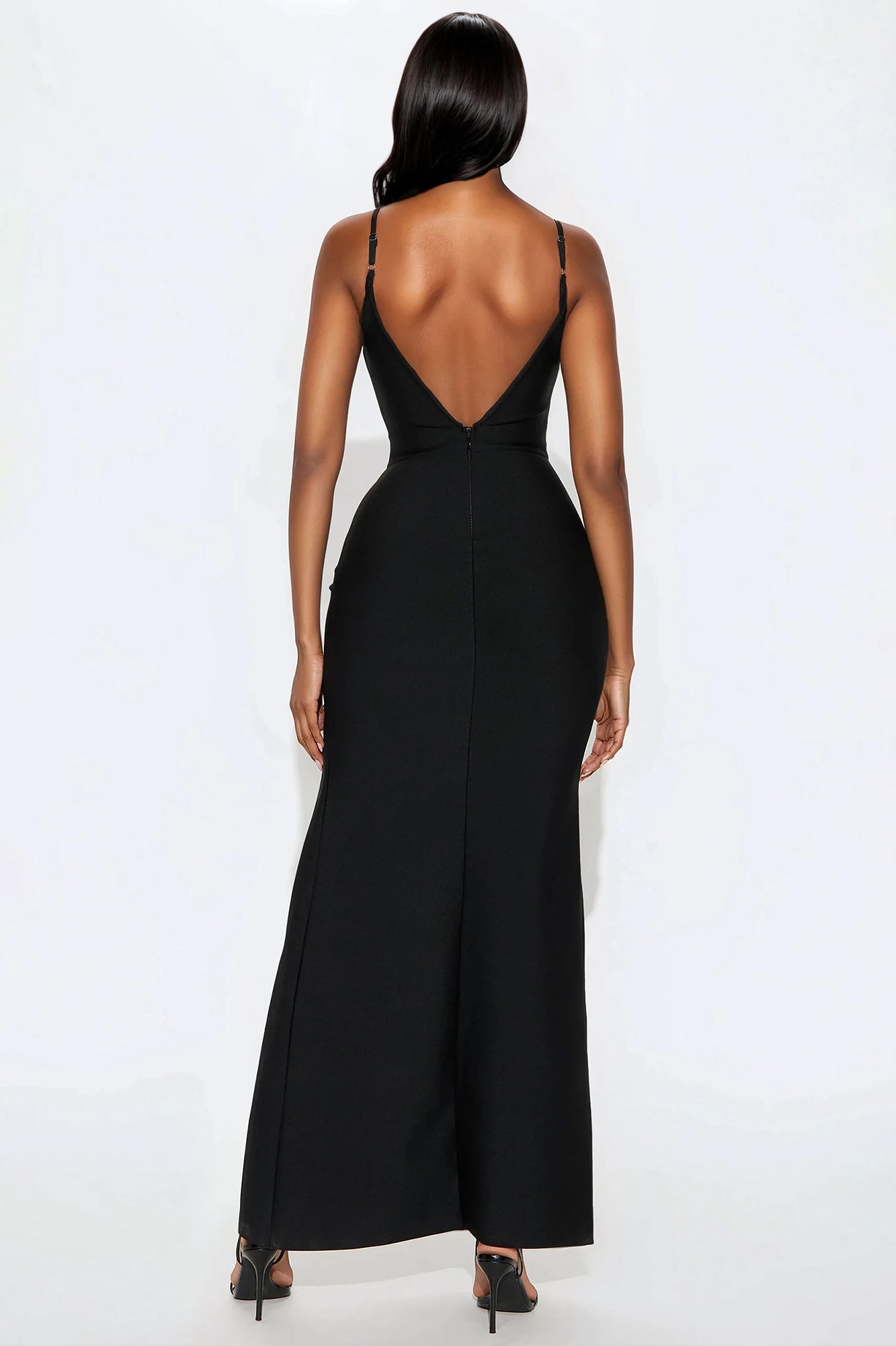Ysabel Bandage Bow Gown - Black - Image 6