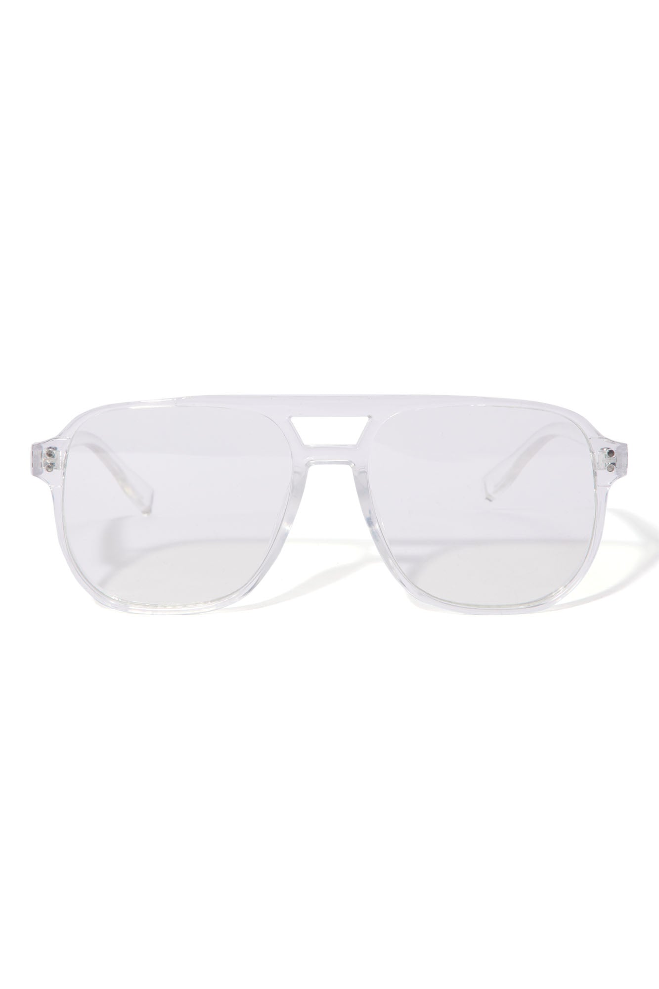 Clear Protector Blue Light Sunglasses - Clear - Image 3