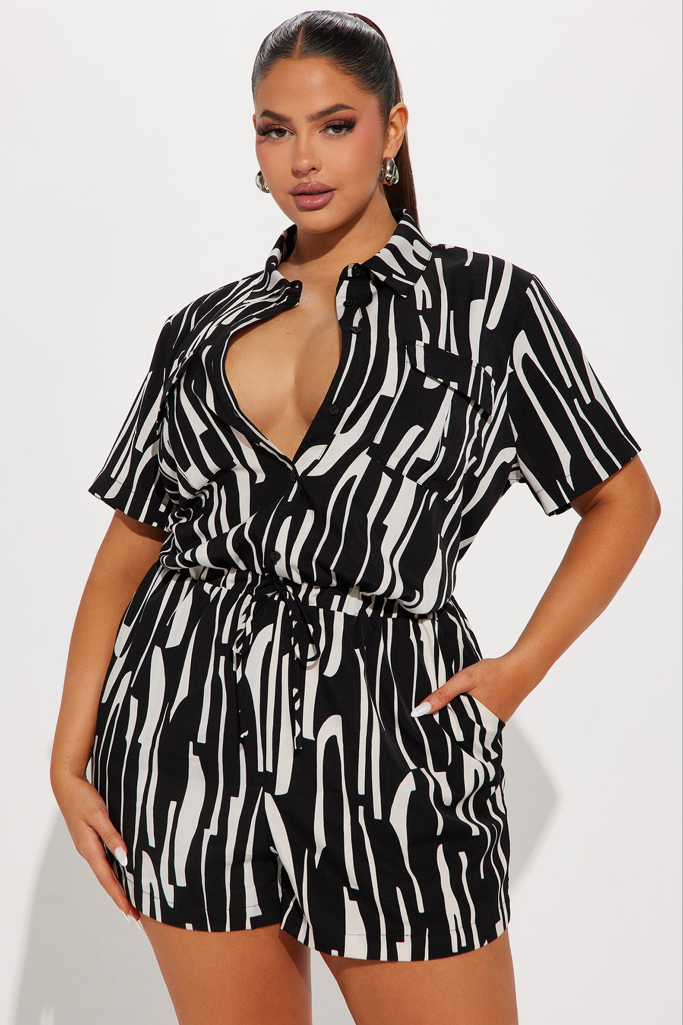 Jaala Romper - Black - Image 4