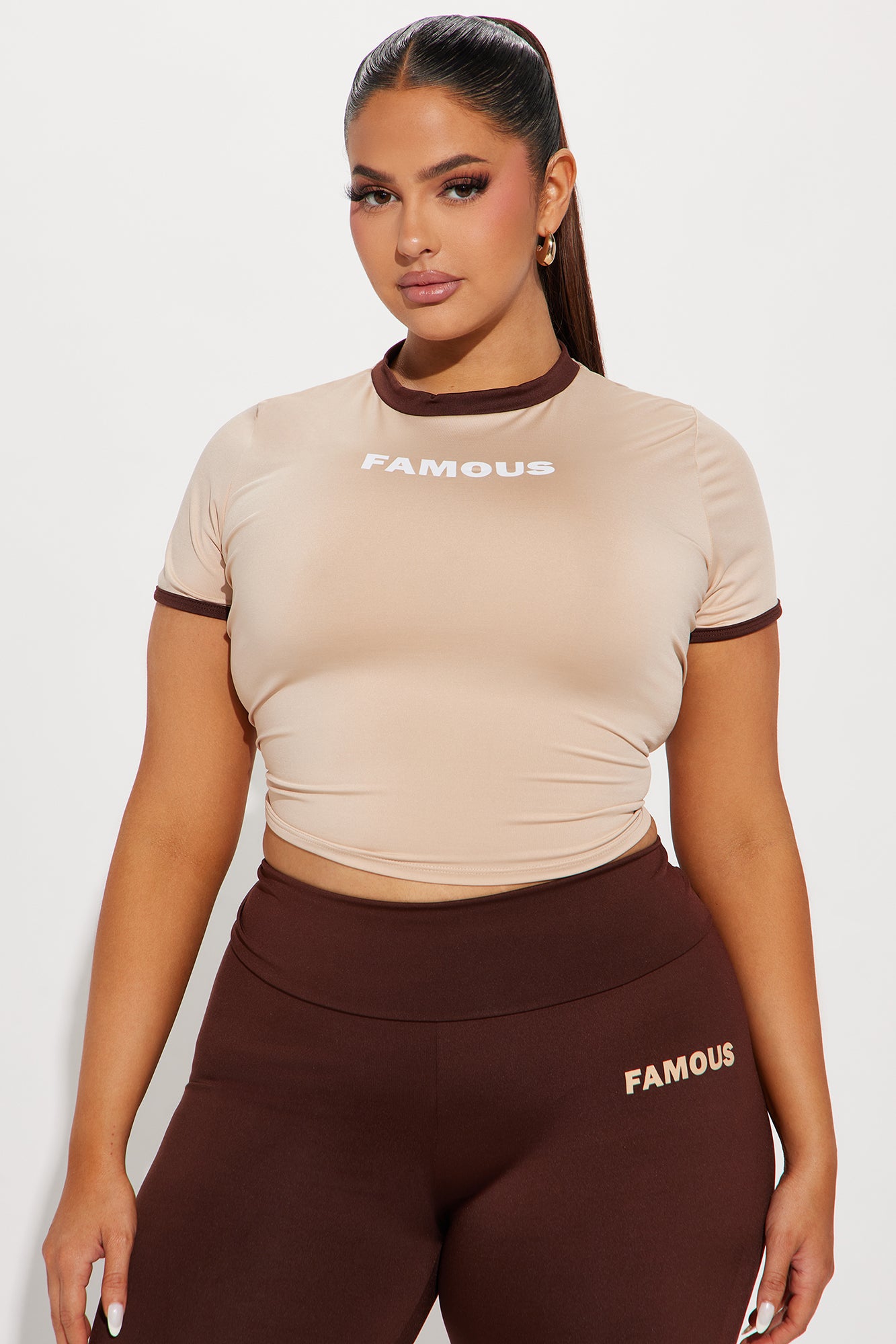 Almost Famous Pant Set - Chocolate/Combo - Image 6