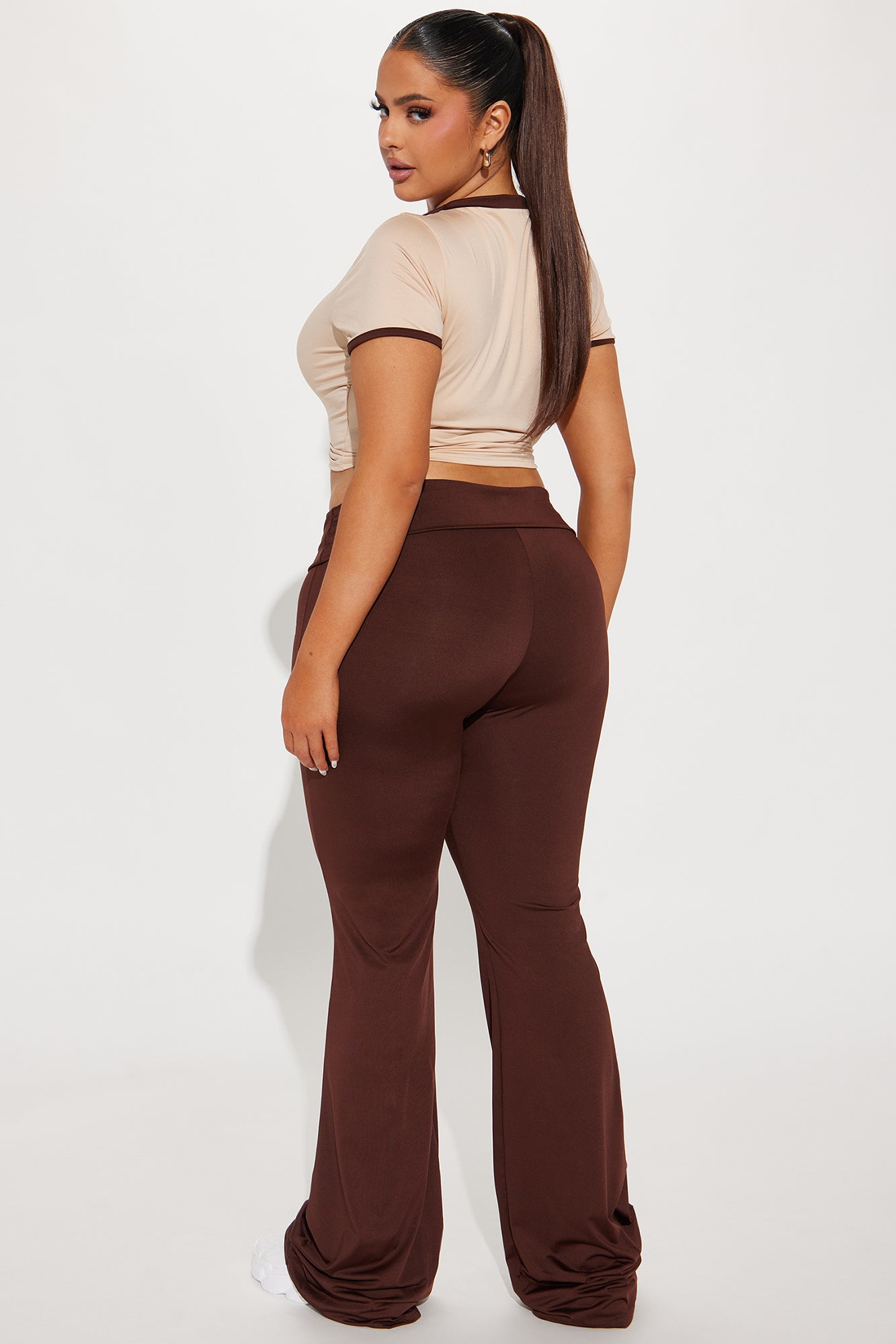 Almost Famous Pant Set - Chocolate/Combo - Image 7