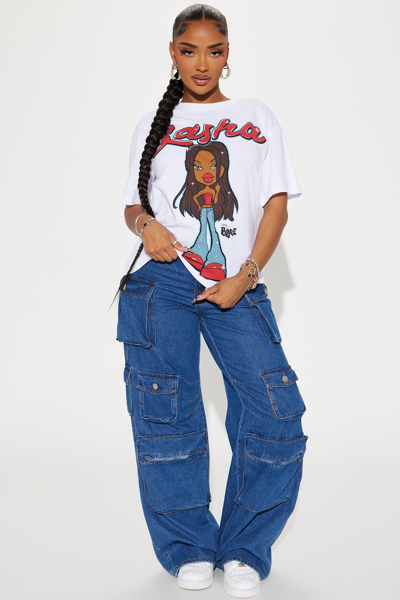 Bratz Sasha Slay Tee - White - Image 3