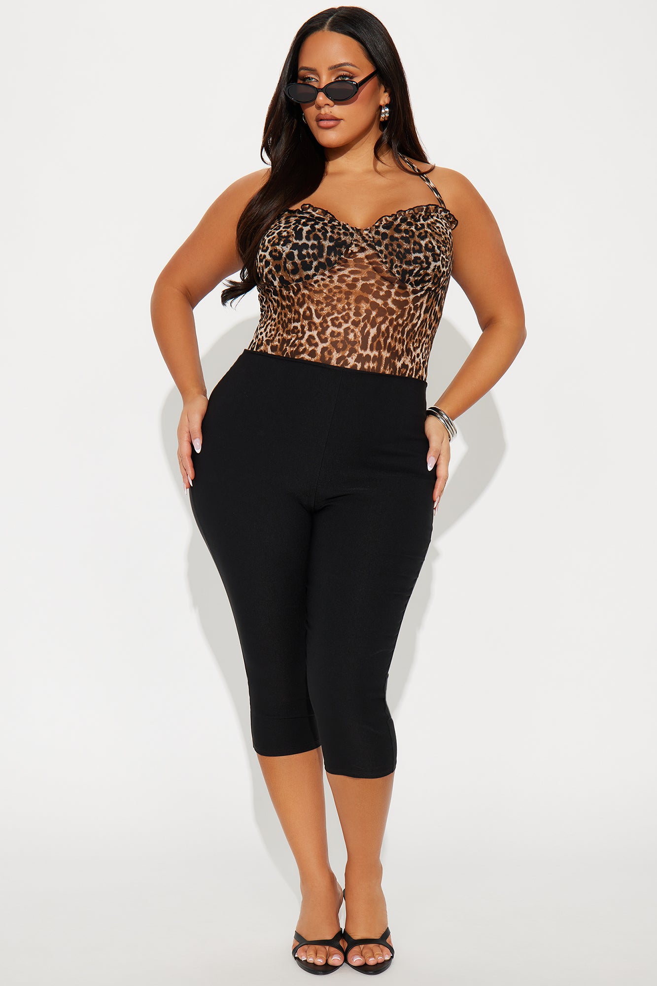 Let's Get A Drink Leopard Bodysuit - Leopard - Image 6