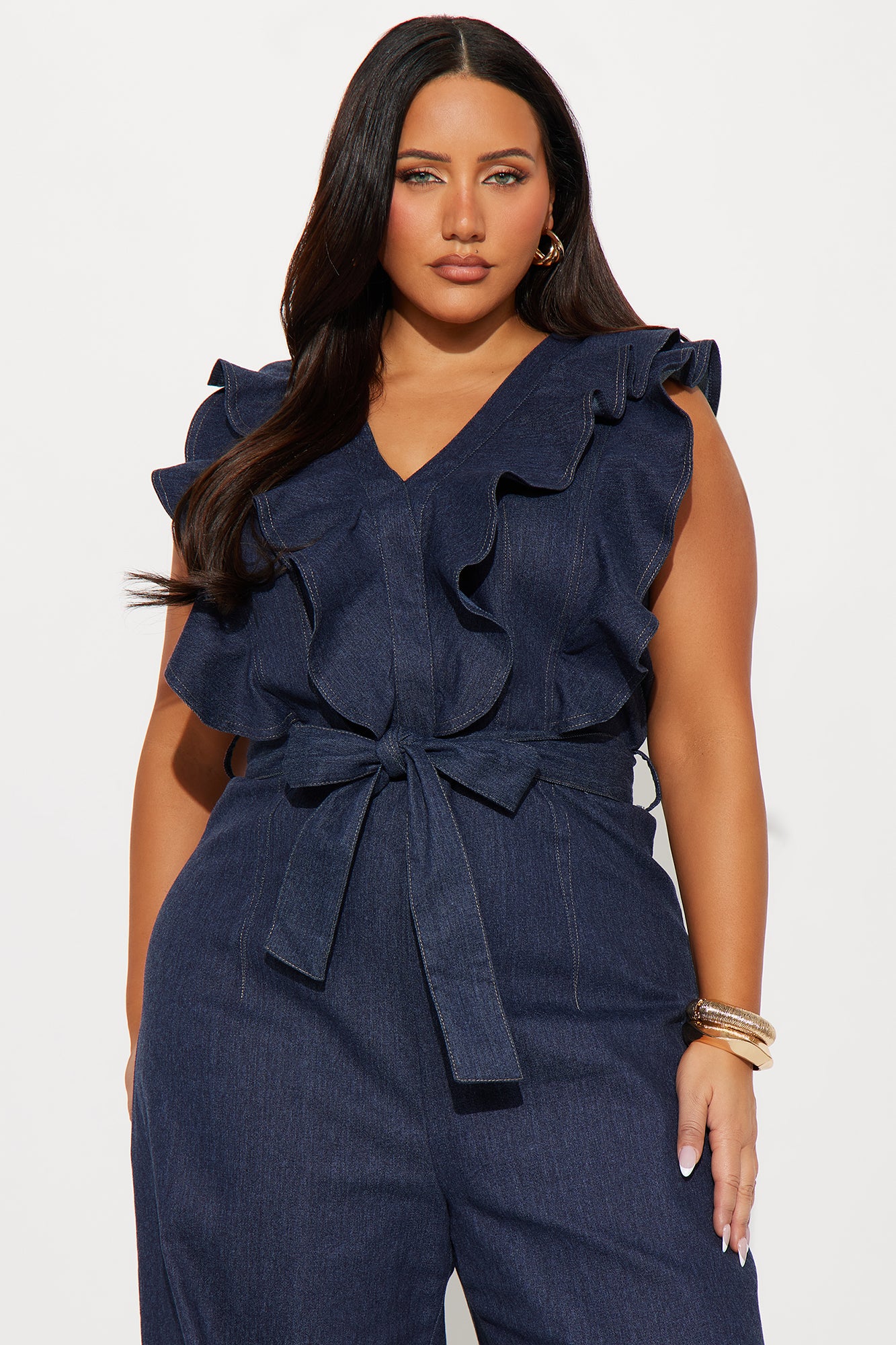 Field Of Dreams Jumpsuit - Denim - Image 6