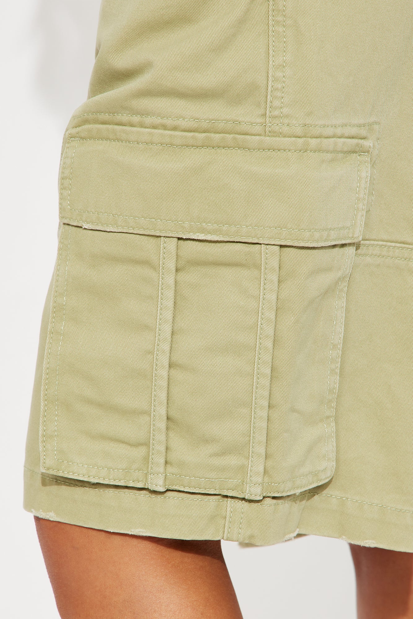 Mixed Emotions Cargo Bermuda Short - Sage - Image 4