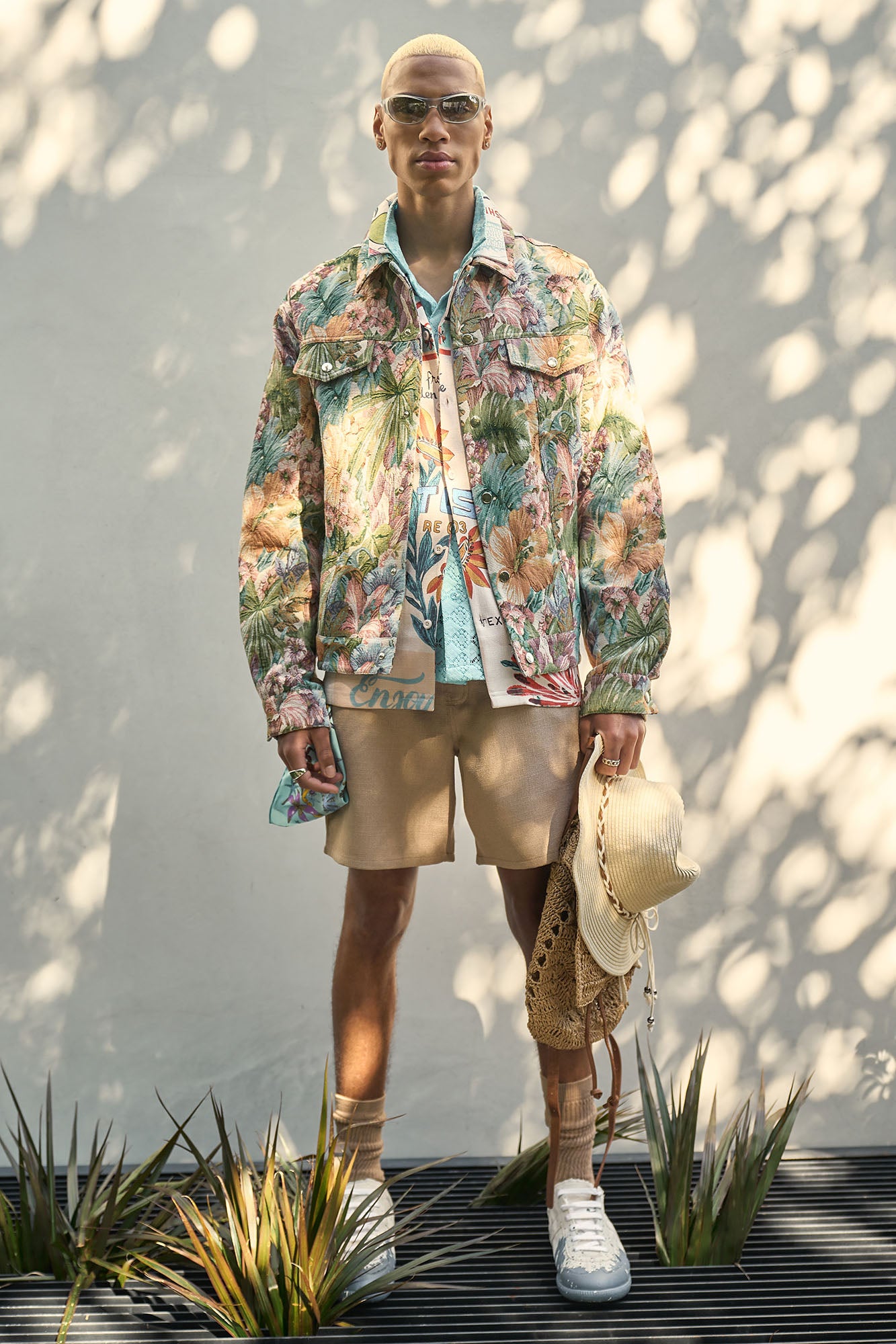 All You Need Is Tapestry Trucker Jacket - Green/combo - Image 6