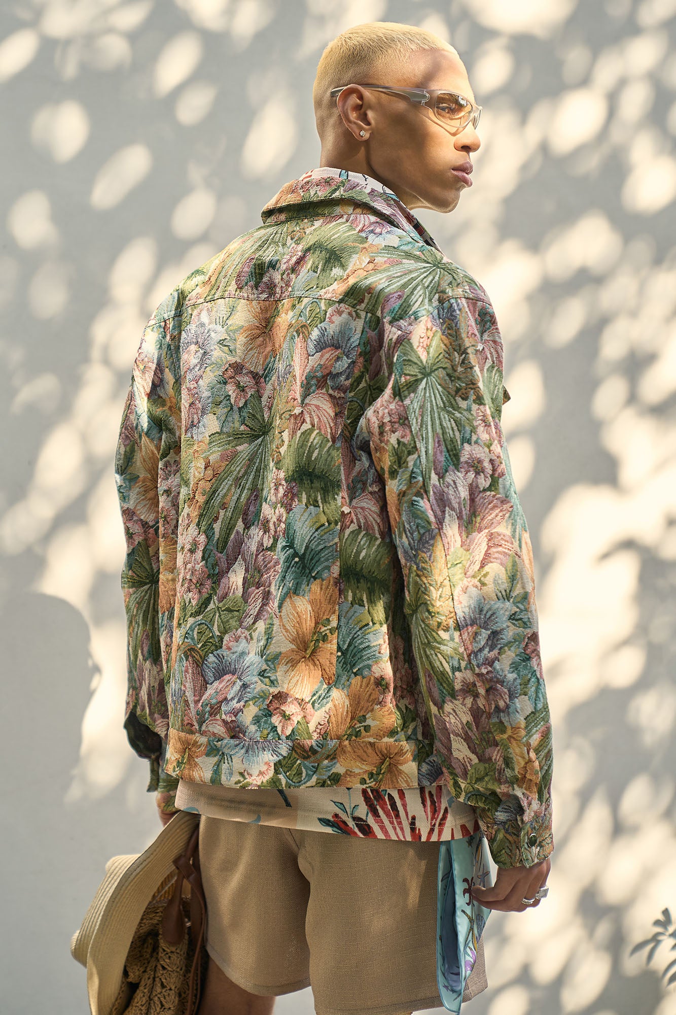 All You Need Is Tapestry Trucker Jacket - Green/combo - Image 7