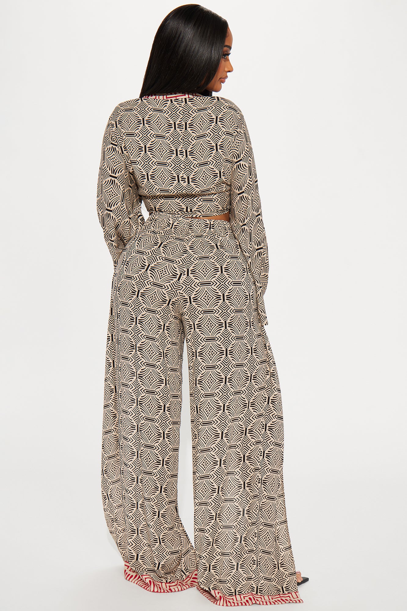 Bali Batik Pant Set - Black/combo - Image 3