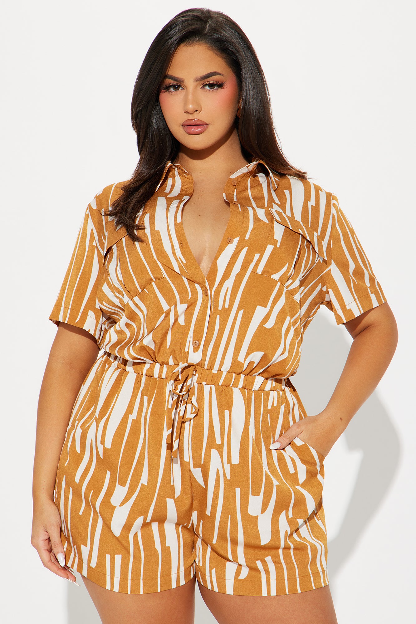 Jaala Romper - Tan - Image 5
