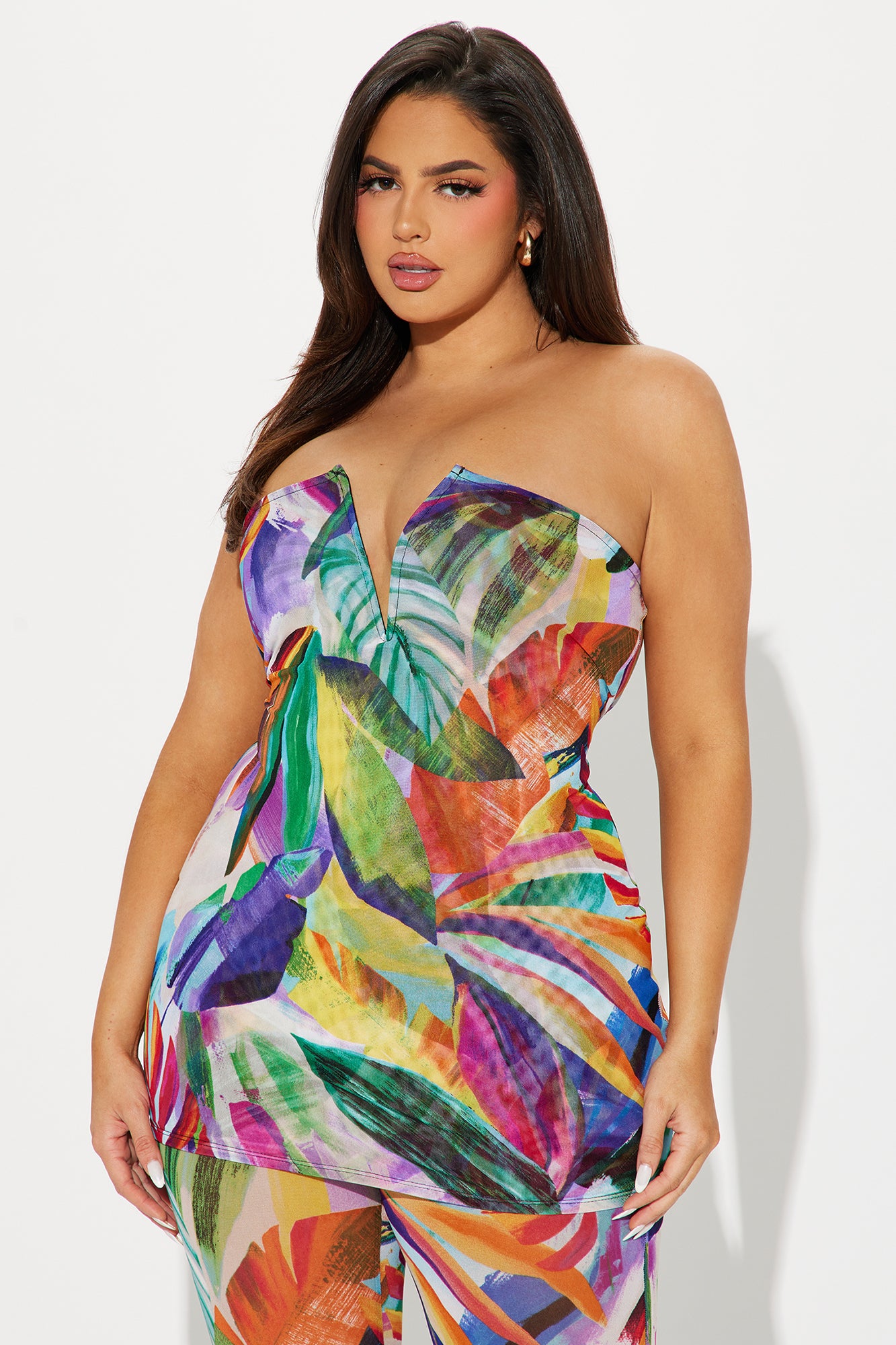 Work Of Art Mesh Pant Set - Multi Color - Image 5