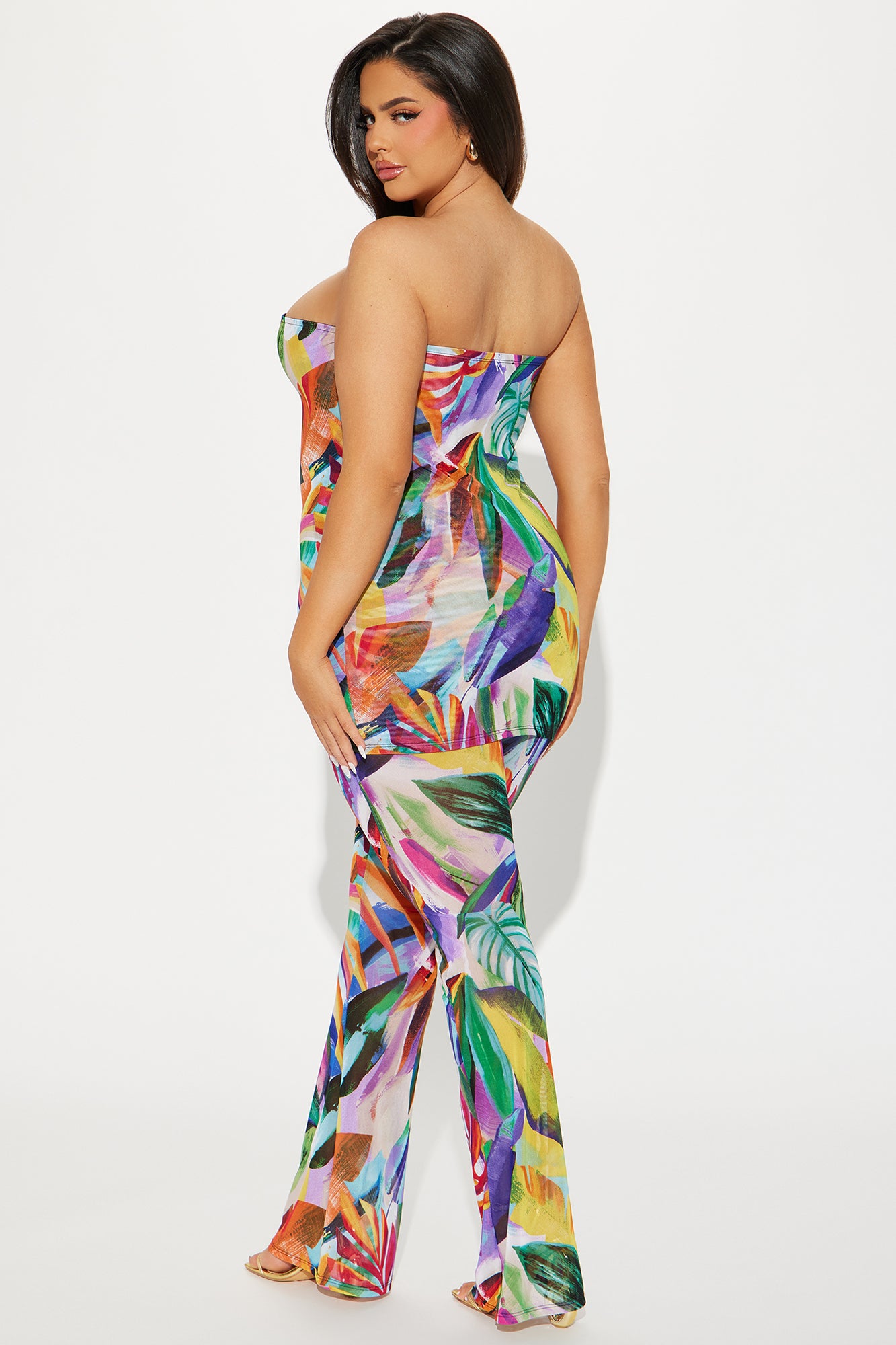 Work Of Art Mesh Pant Set - Multi Color - Image 6