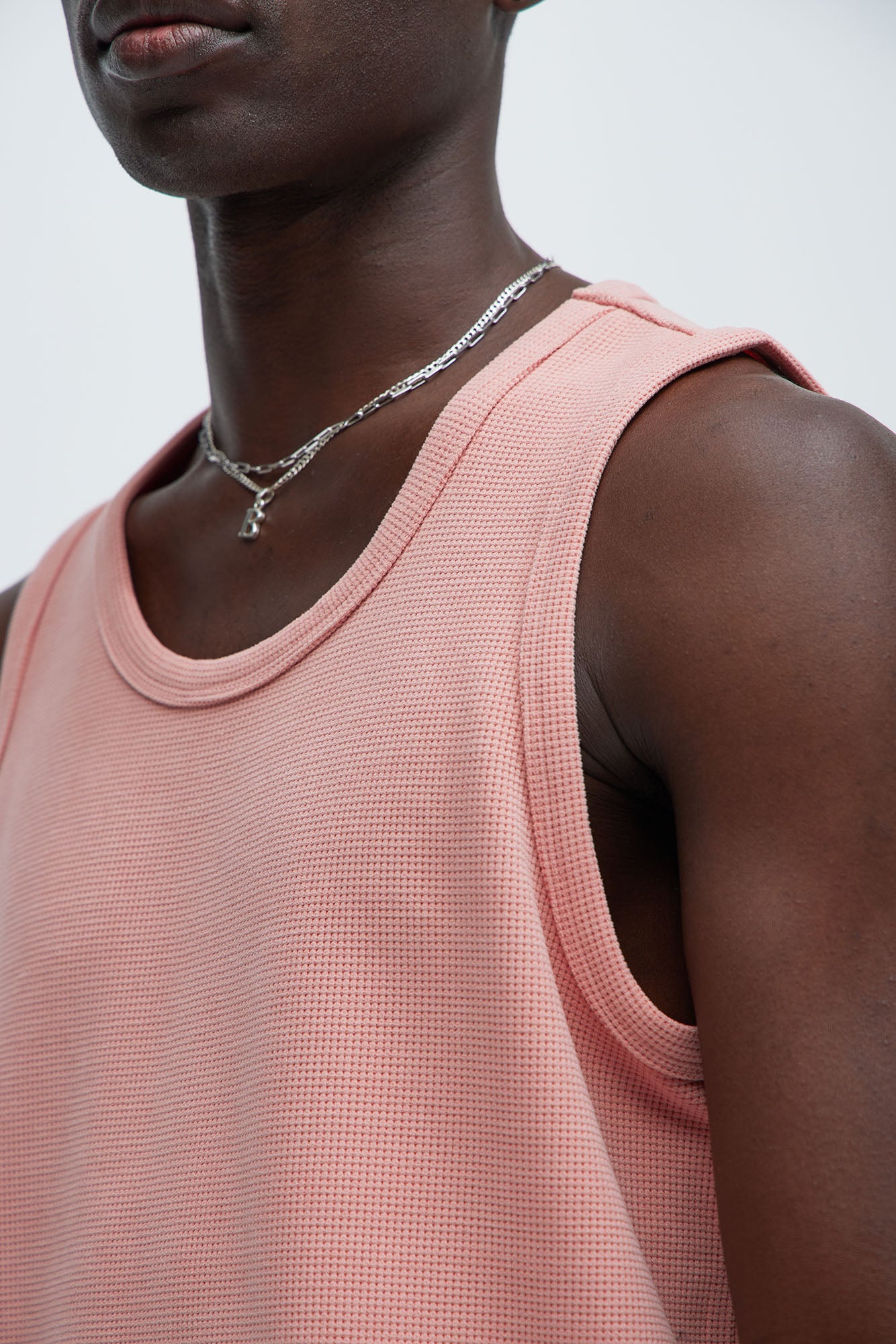 Cairo Textured Tank - Mauve - Image 3