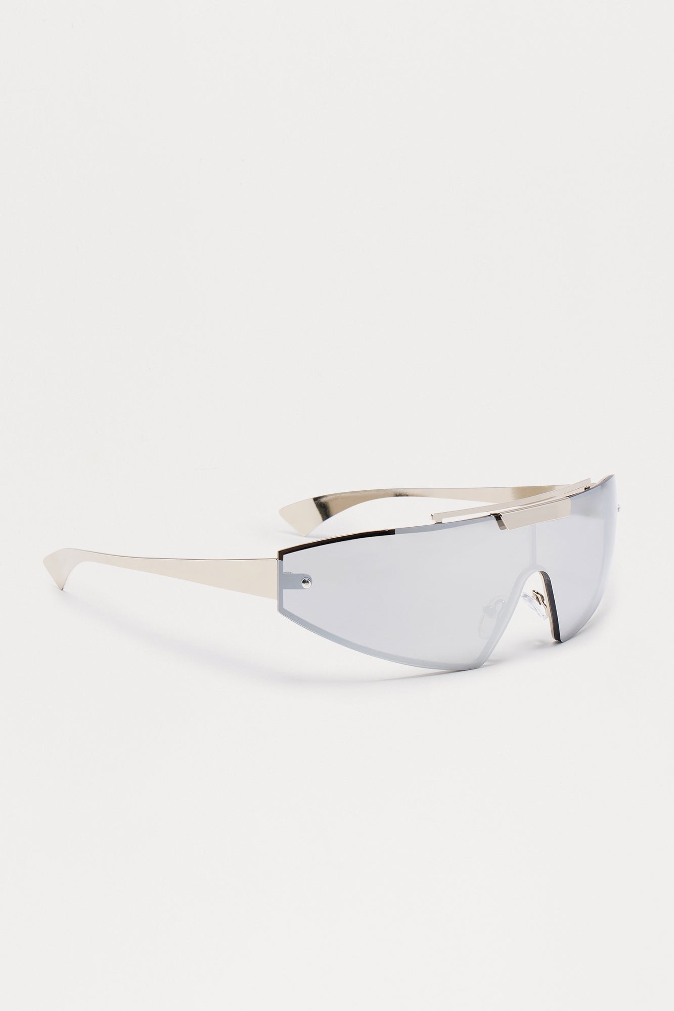 Deep Techno Streetwear Sunglasses - Silver - Image 4