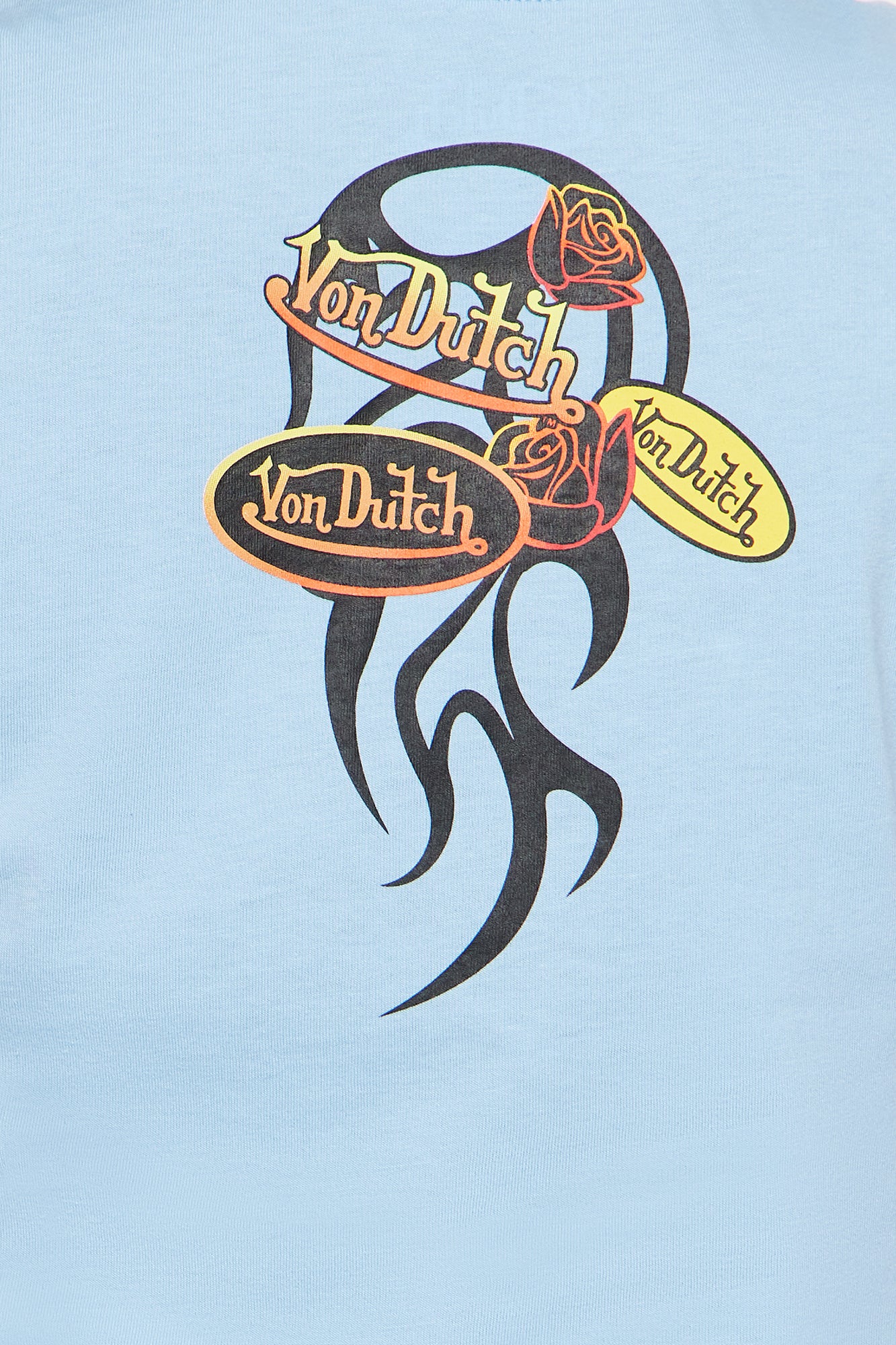 Von Dutch Fiery Heart Muscle Tee - Blue/combo - Image 8