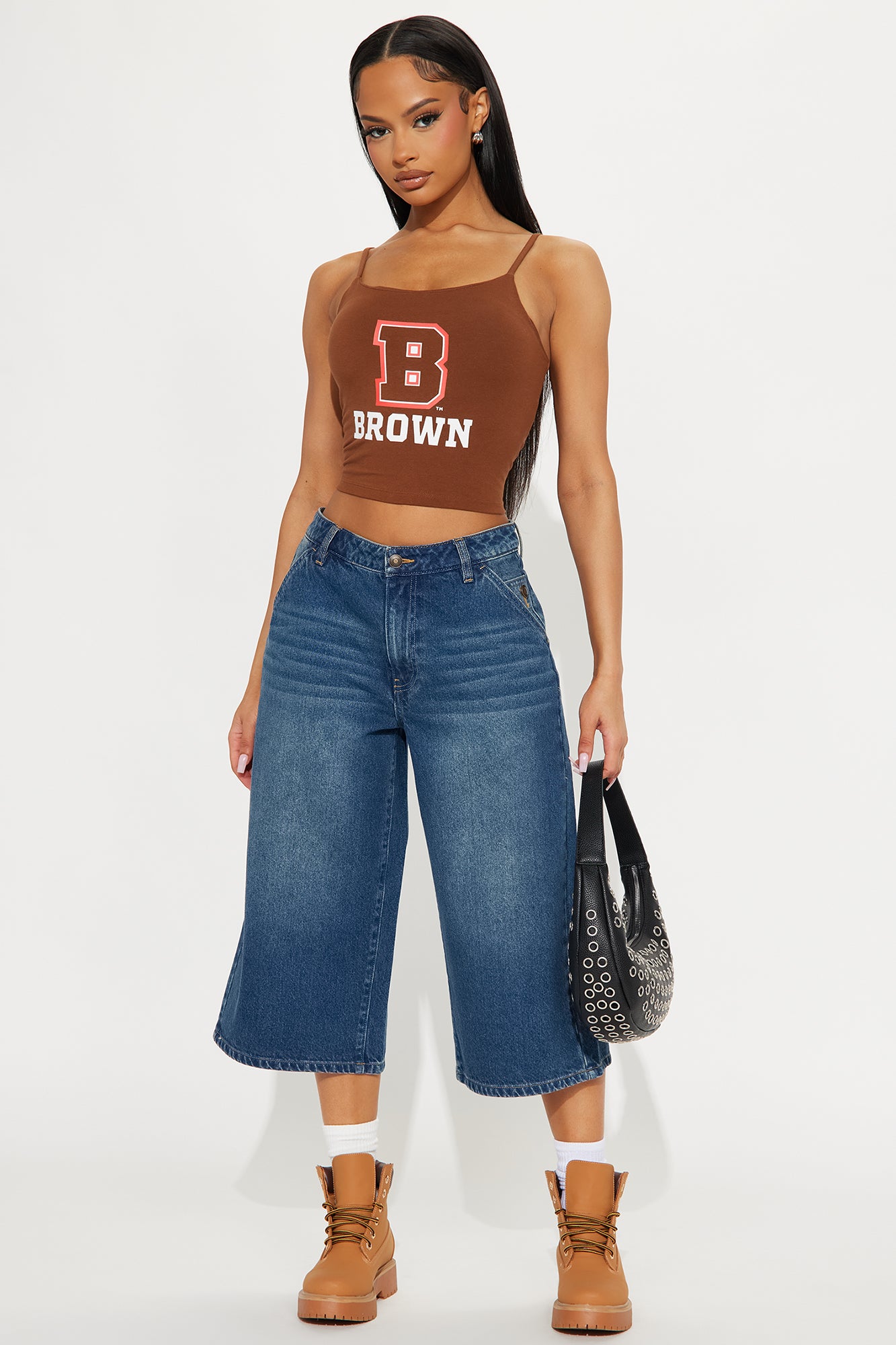 South Street Spicy Denim Jorts - Dark Wash - Image 3