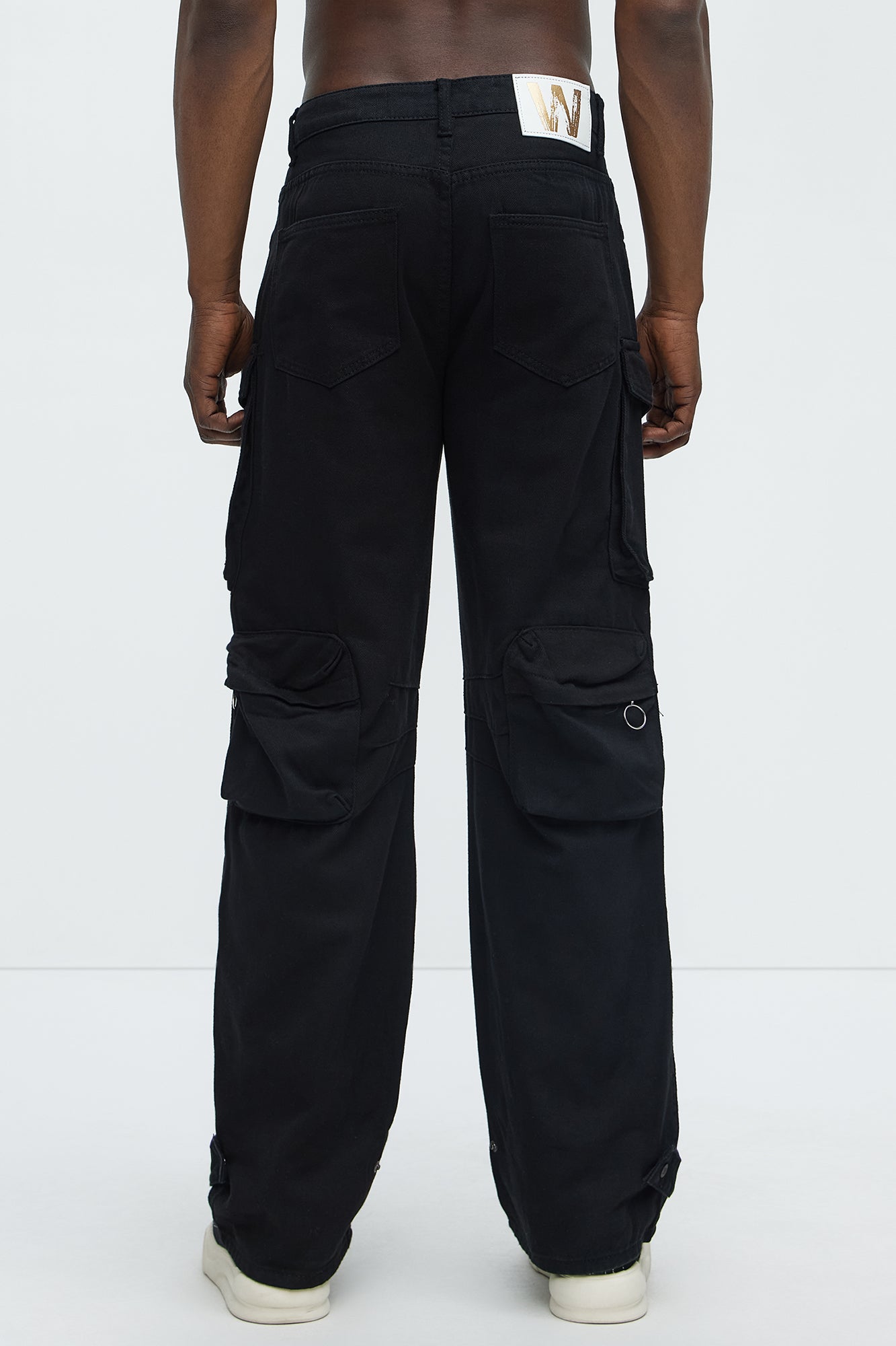 Baggy We Gotta Go Cargo Jeans - Black - Image 5