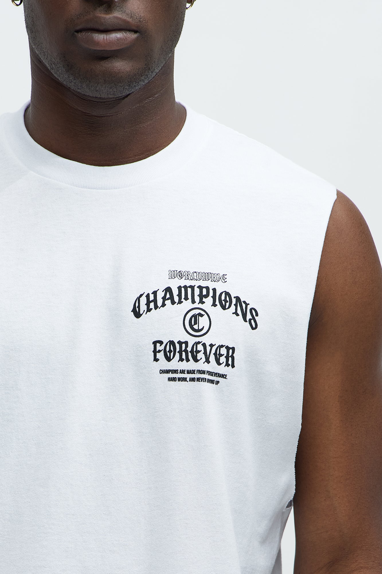 Champions Forever Muscle Tank - White - Image 3