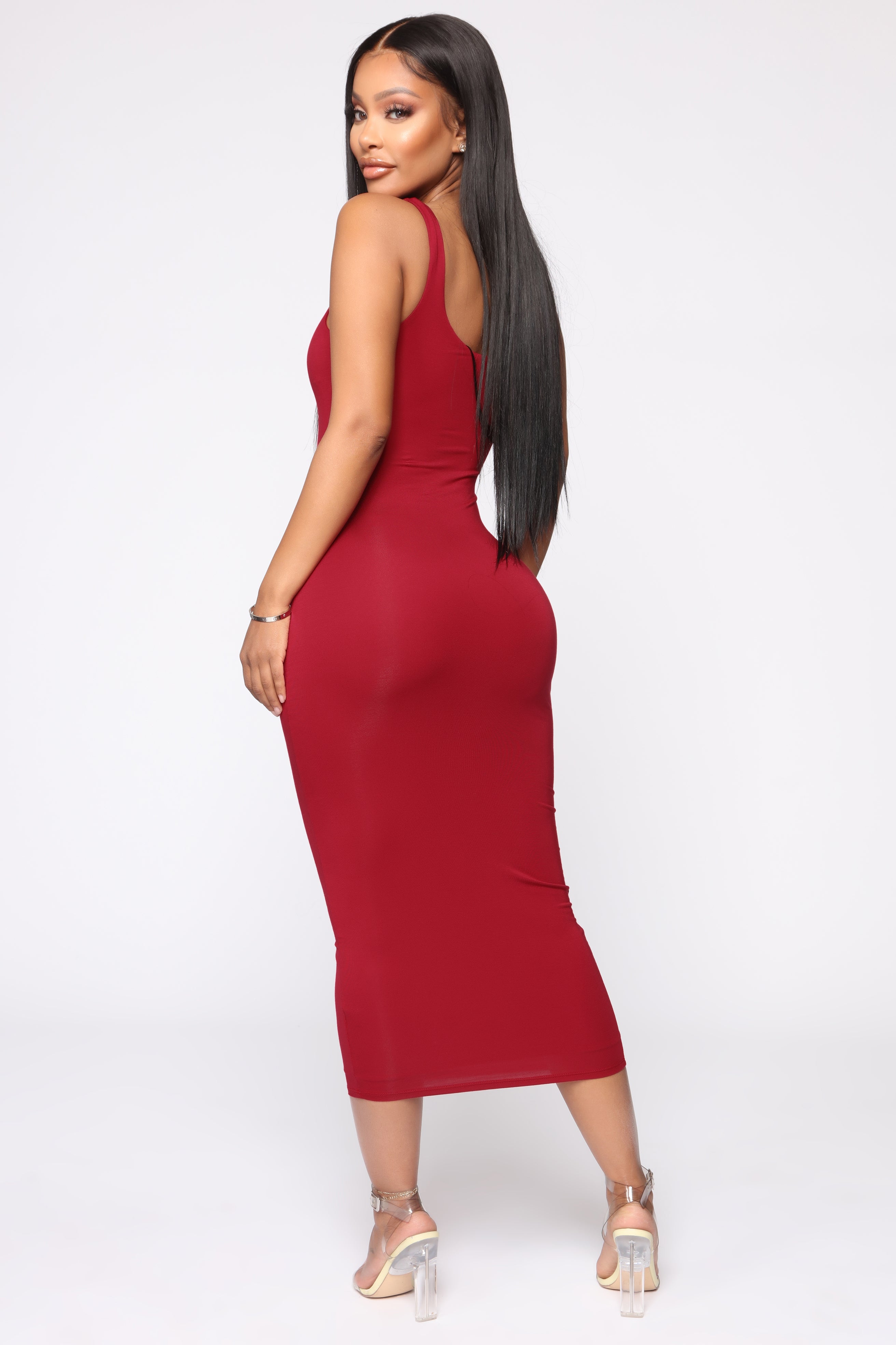Your Needs Met Dress - Red - Image 5