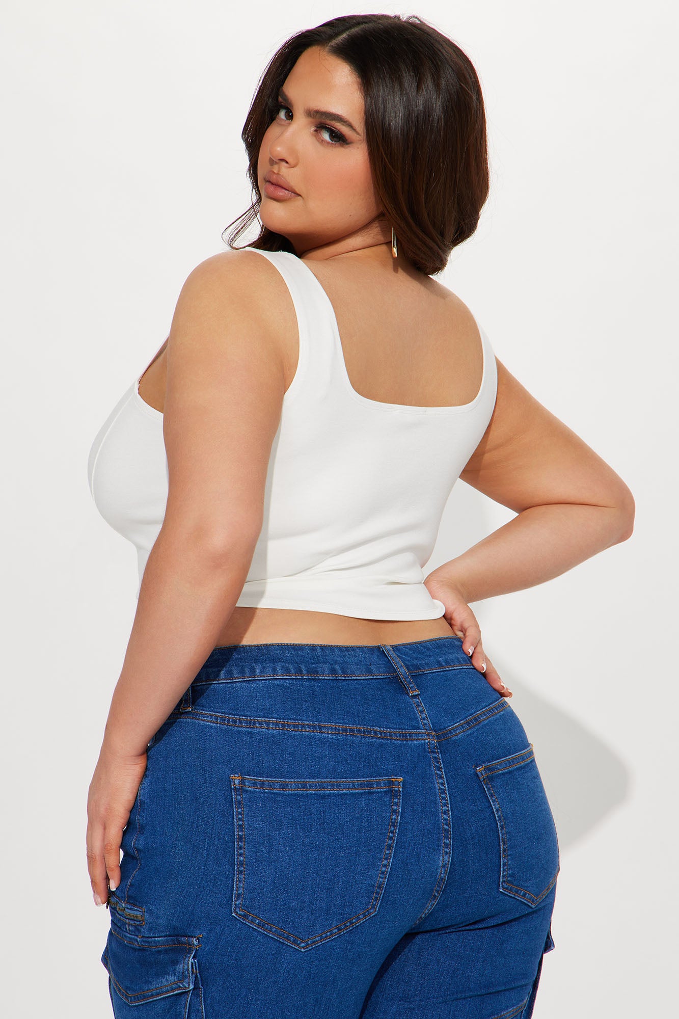 Belle Corset Top - White - Image 6