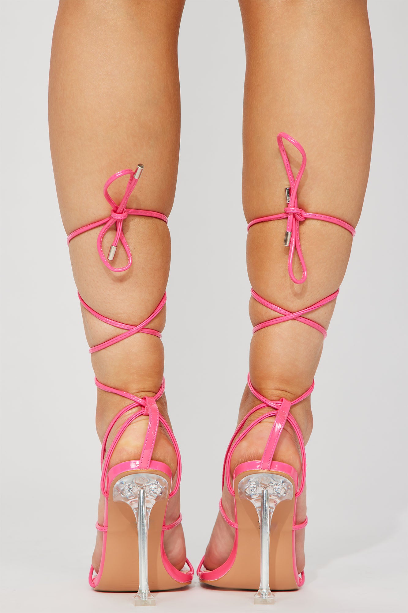 Josette Heeled Sandals - Fuchsia - Image 4