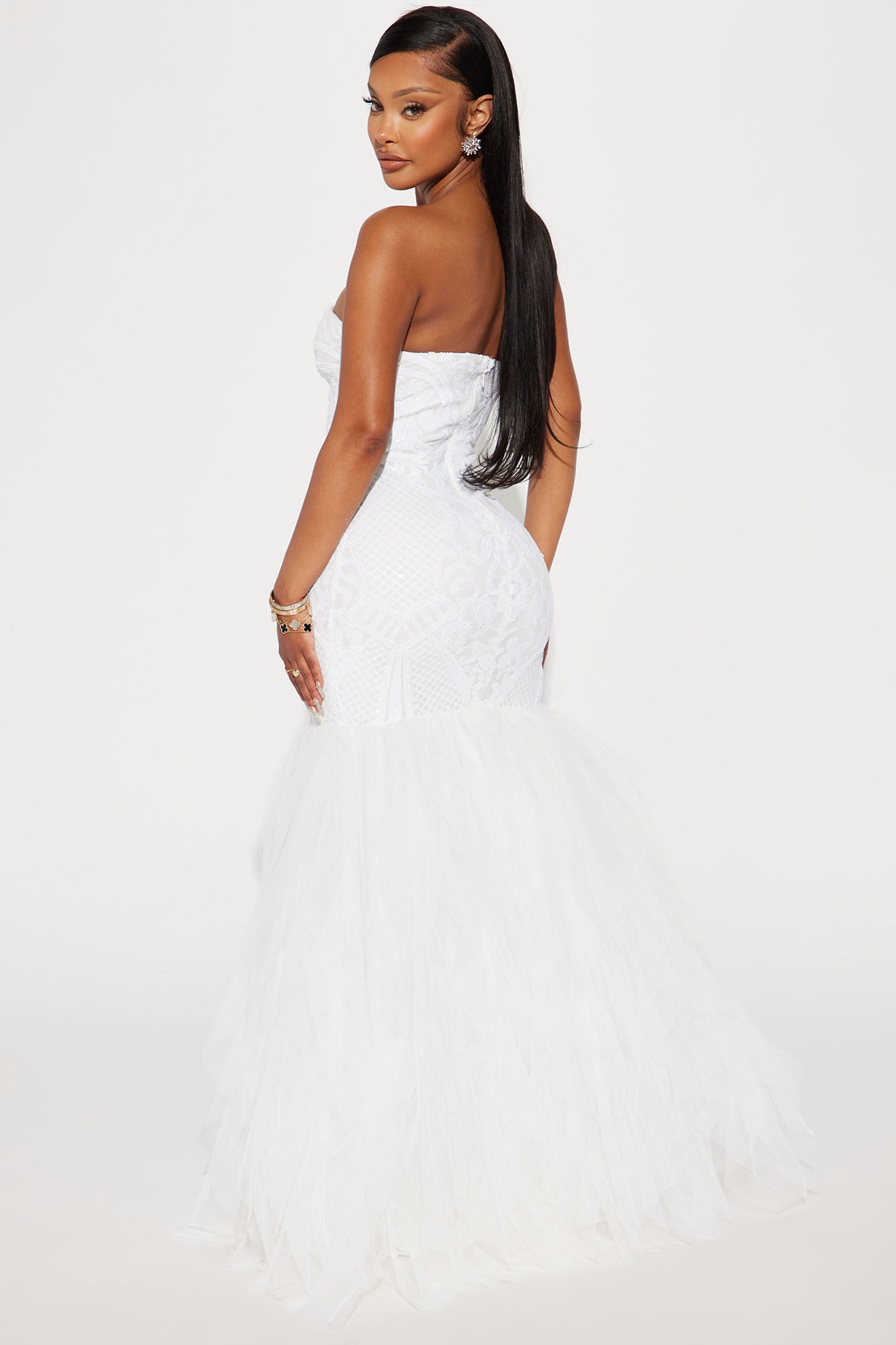 Grand Entrance Gown - White - Image 3