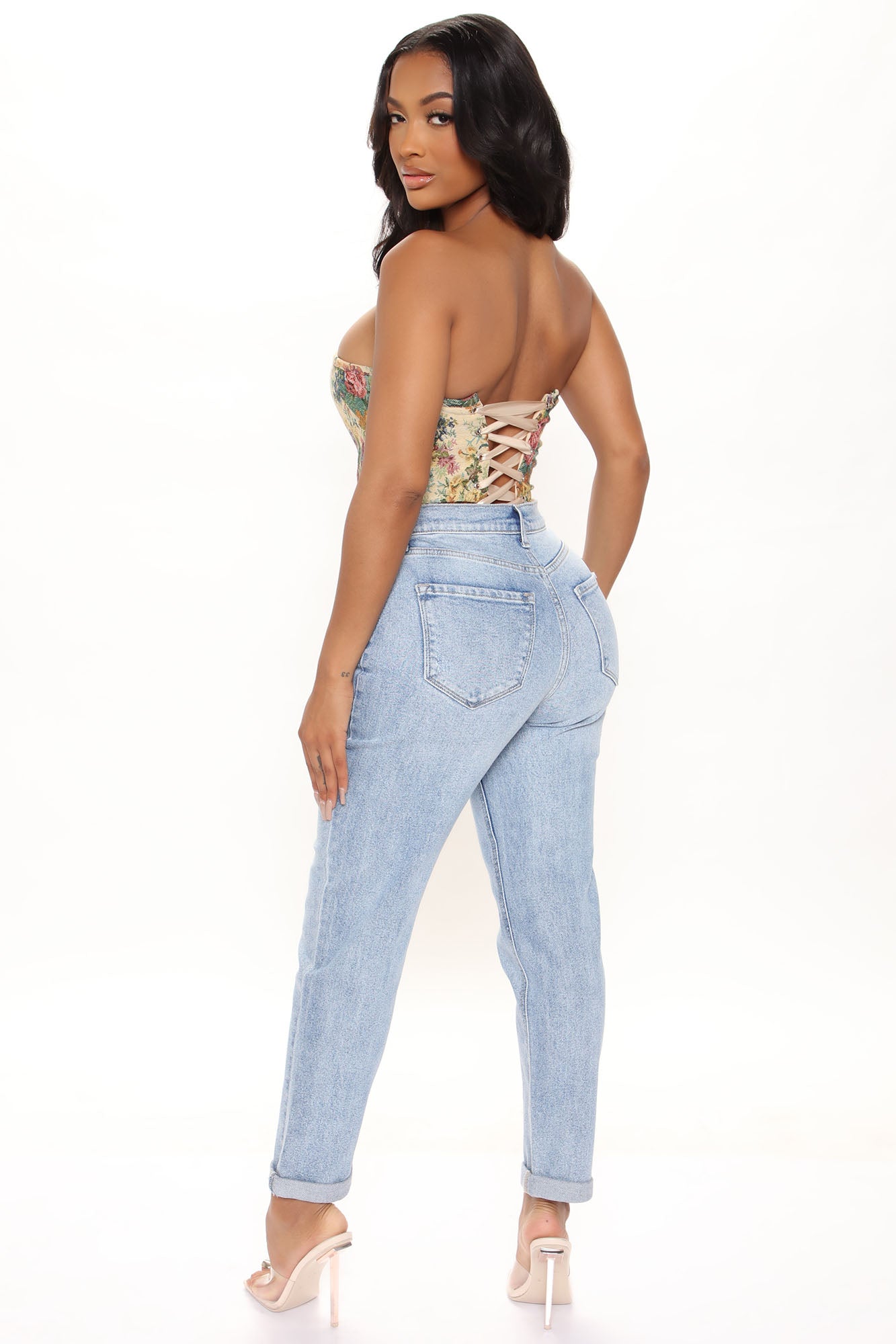 Unlike The Rest Corset Top - Taupe/combo - Image 5