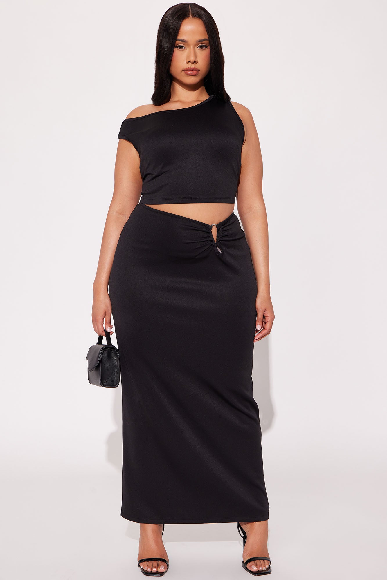 Iconic Rhythm Maxi Skirt Set - Black - Image 4