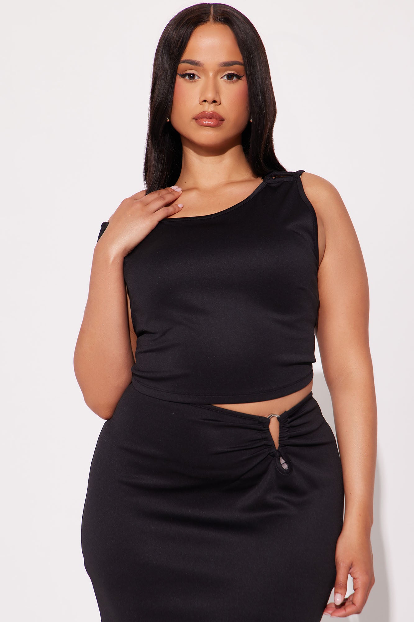 Iconic Rhythm Maxi Skirt Set - Black - Image 5