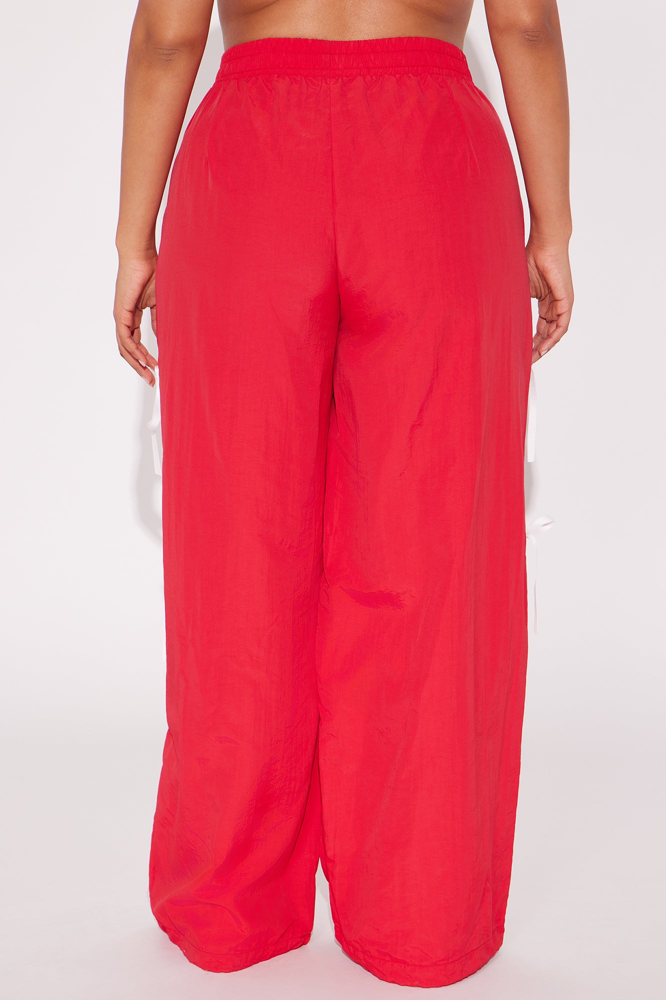 Cindy Windbreaker Track Pant - Red - Image 7