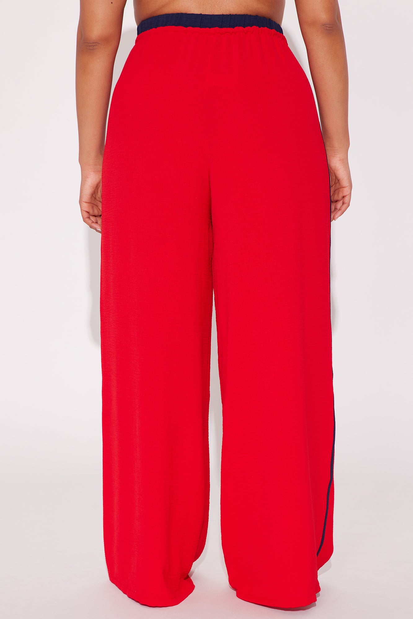 Dana Double Waistband Track Pant - Red - Image 6
