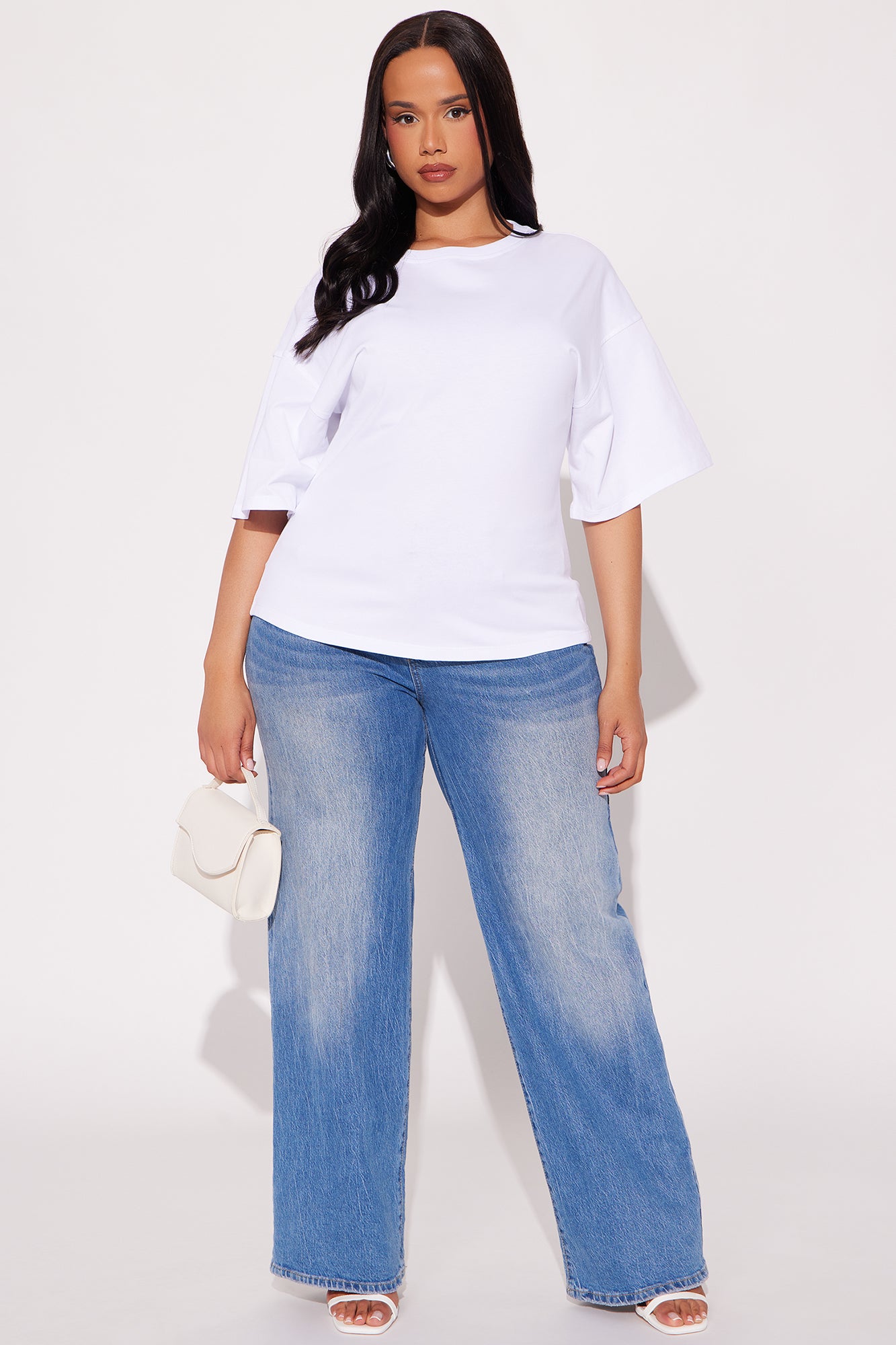 Jayden Fitted T-Shirt - White - Image 7