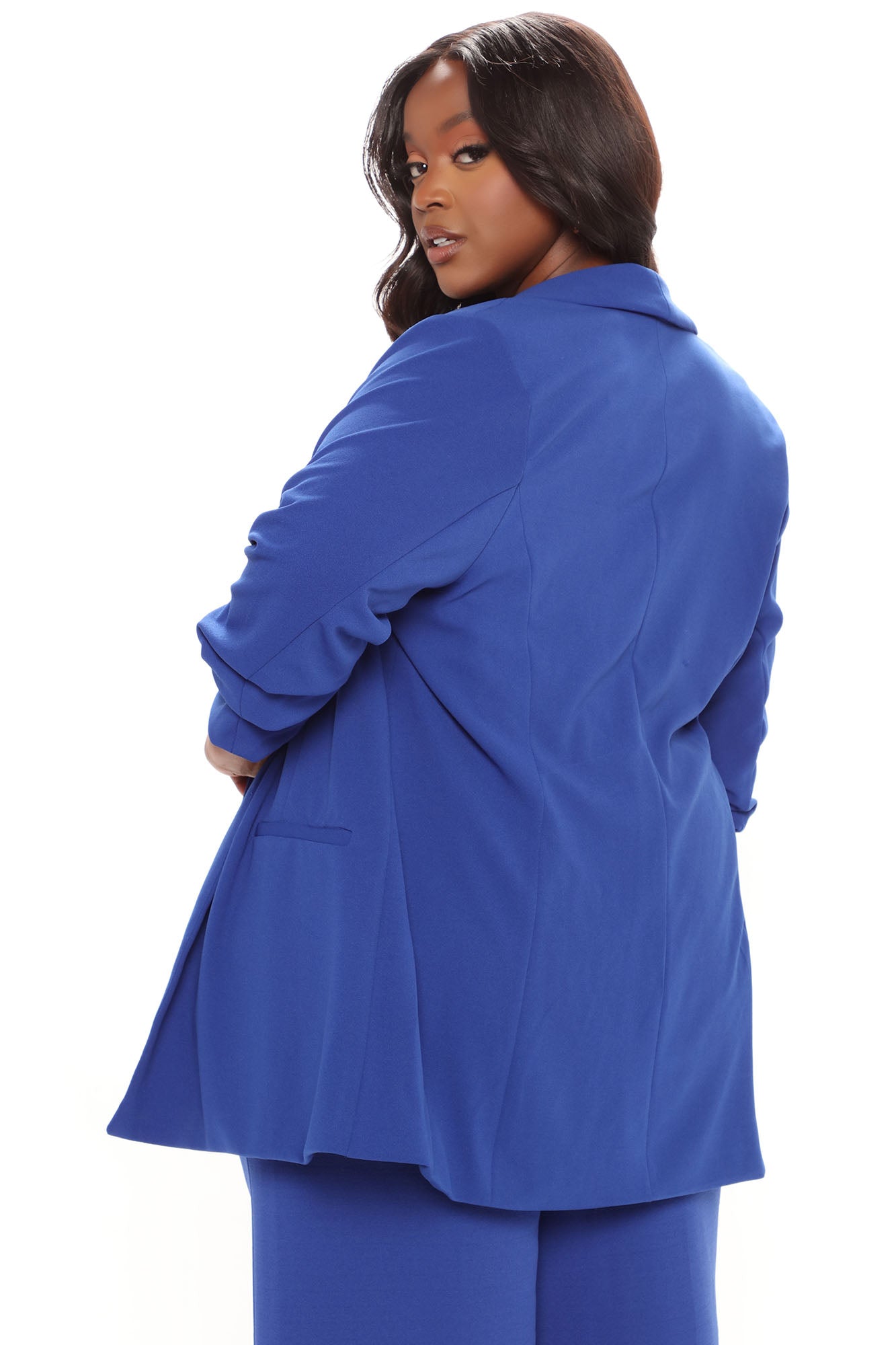 The Celine Blazer - Royal - Image 6
