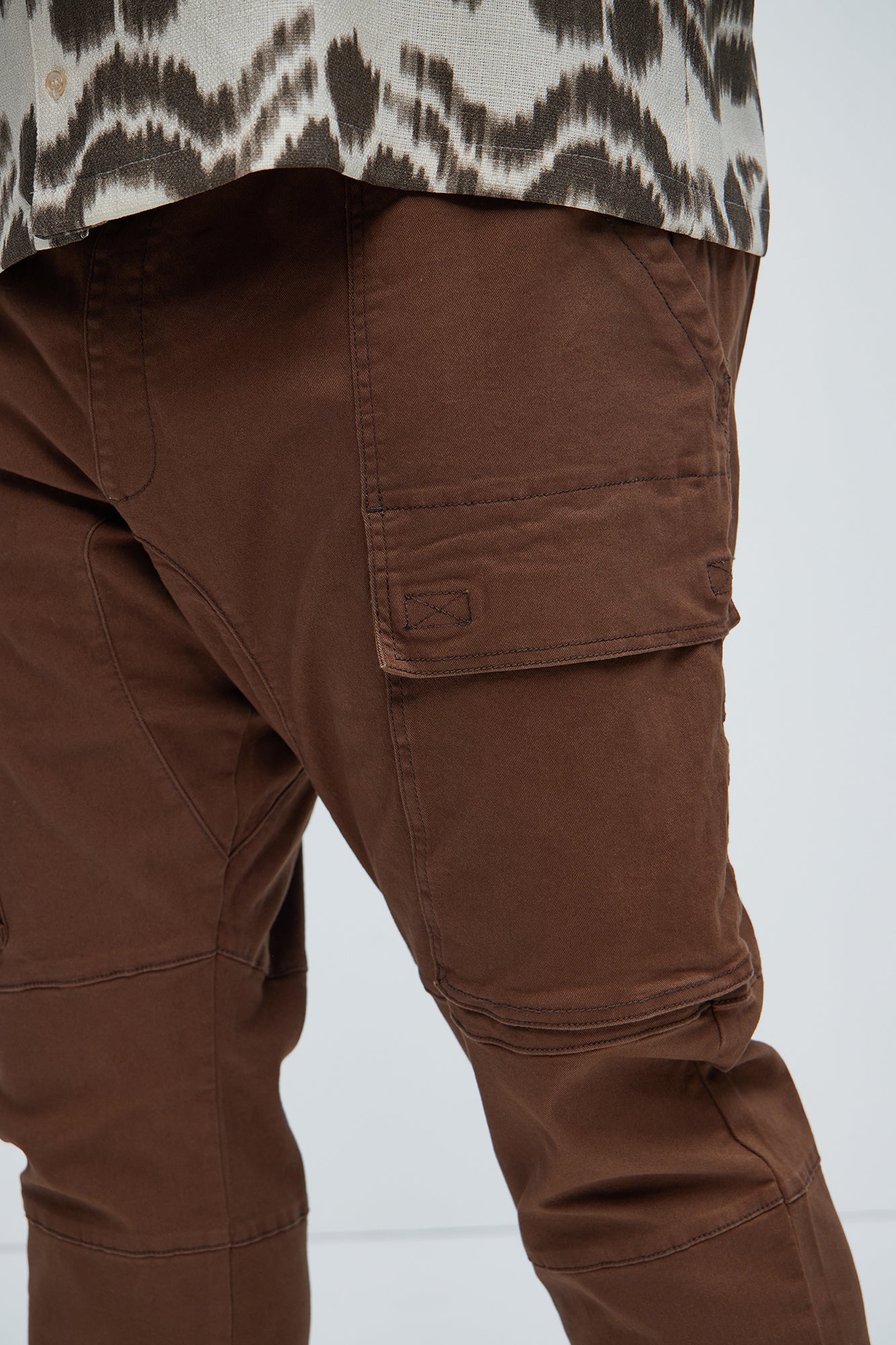 Allen Cargo Pants - Brown - Image 7