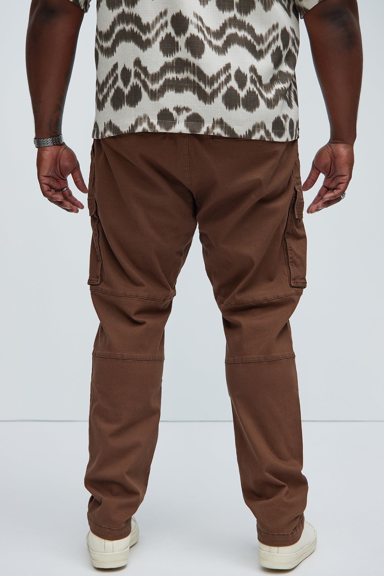 Allen Cargo Pants - Brown - Image 8
