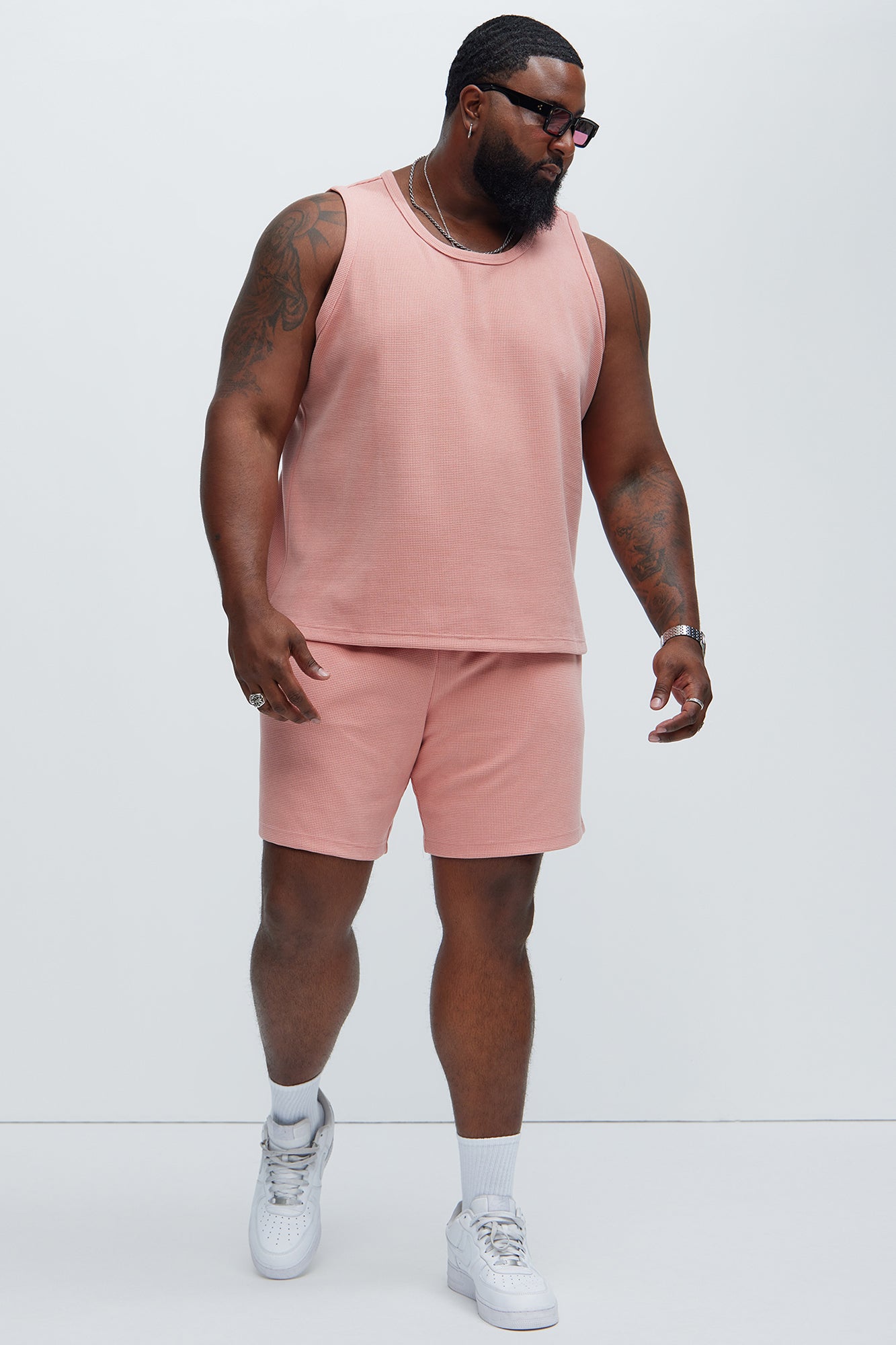 Cairo Textured Tank - Mauve - Image 5