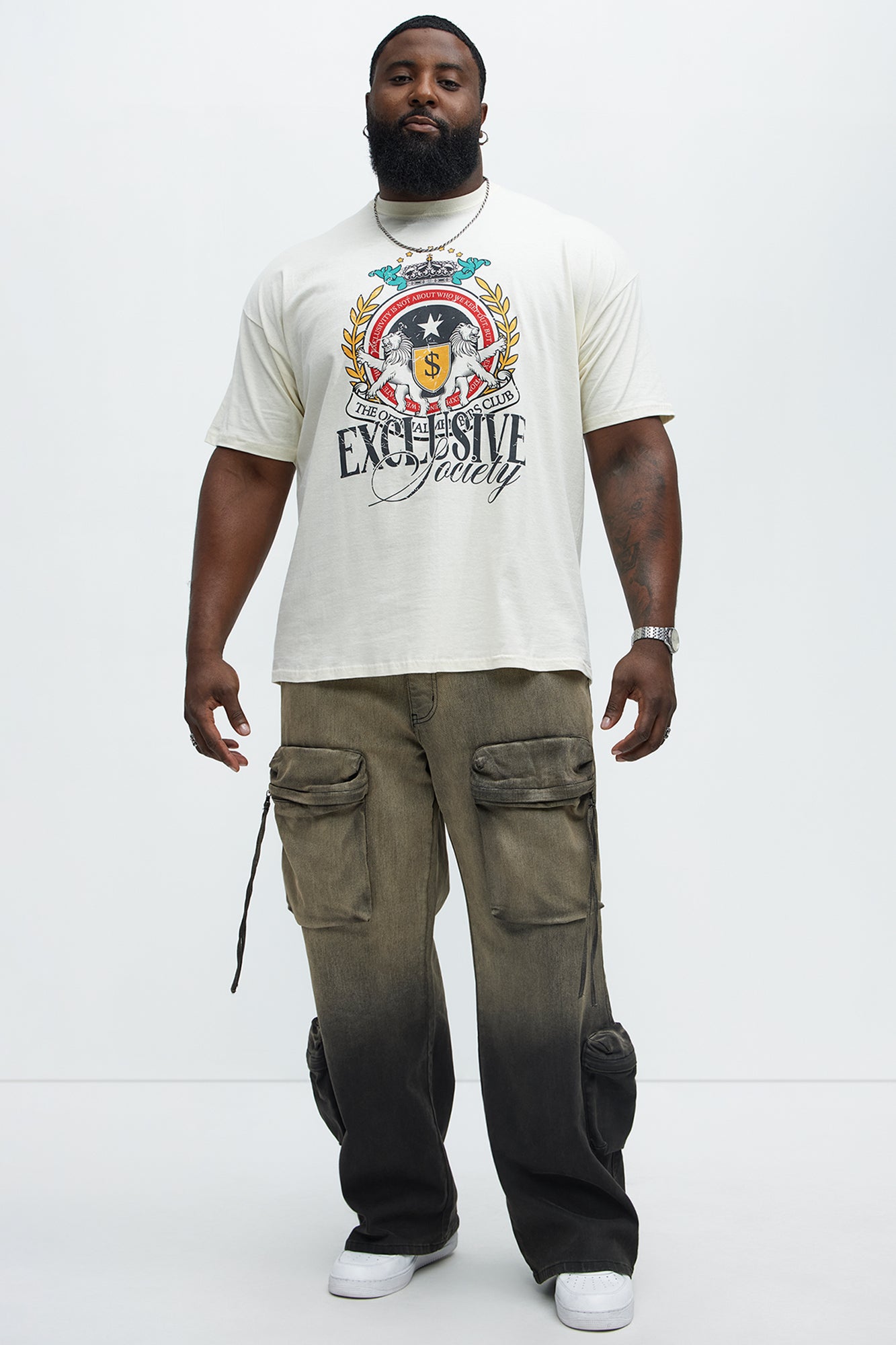 Exclusive Society Short Sleeve Tee - Natural - Image 5