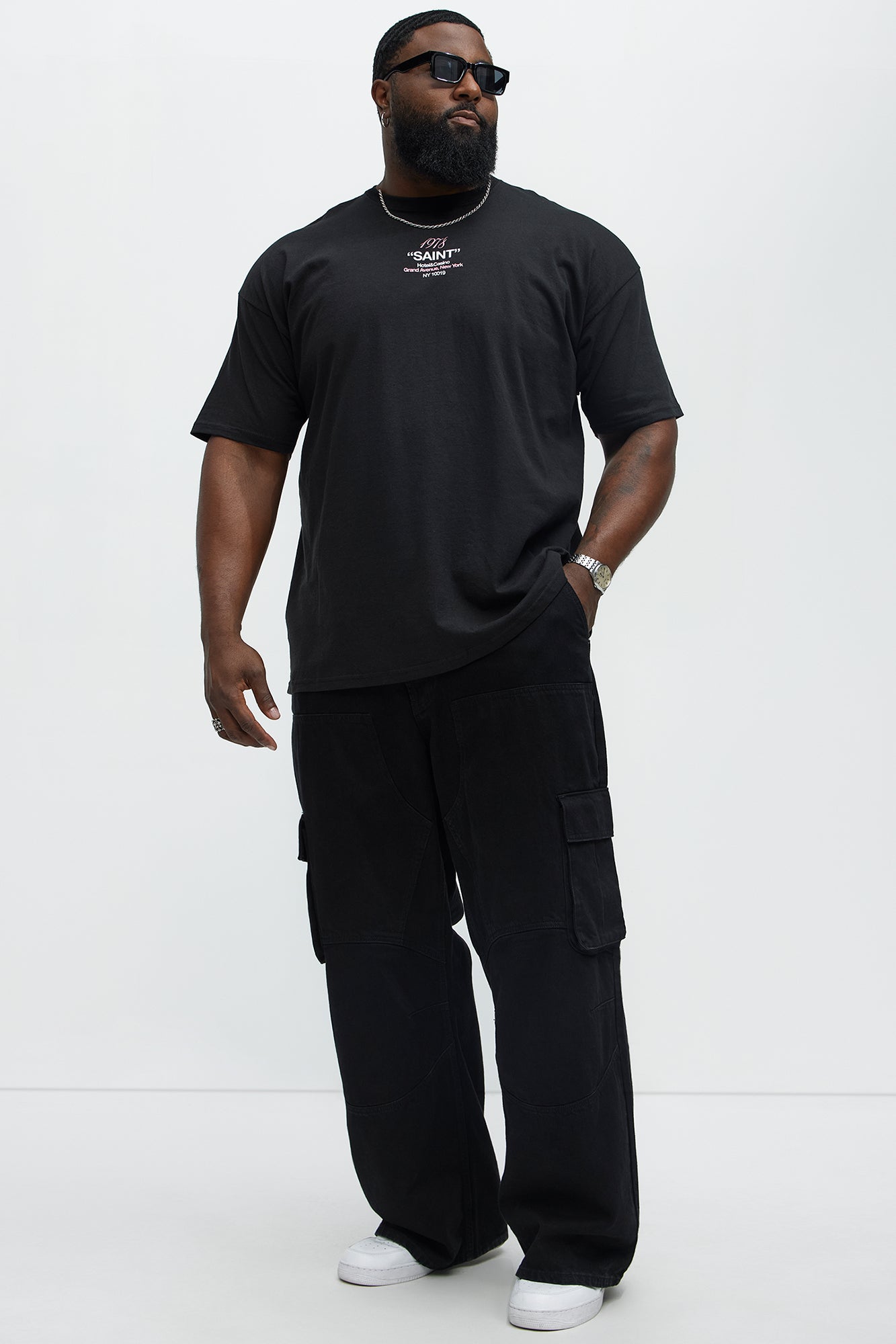 Saint NYC Short Sleeve Tee - Black - Image 7
