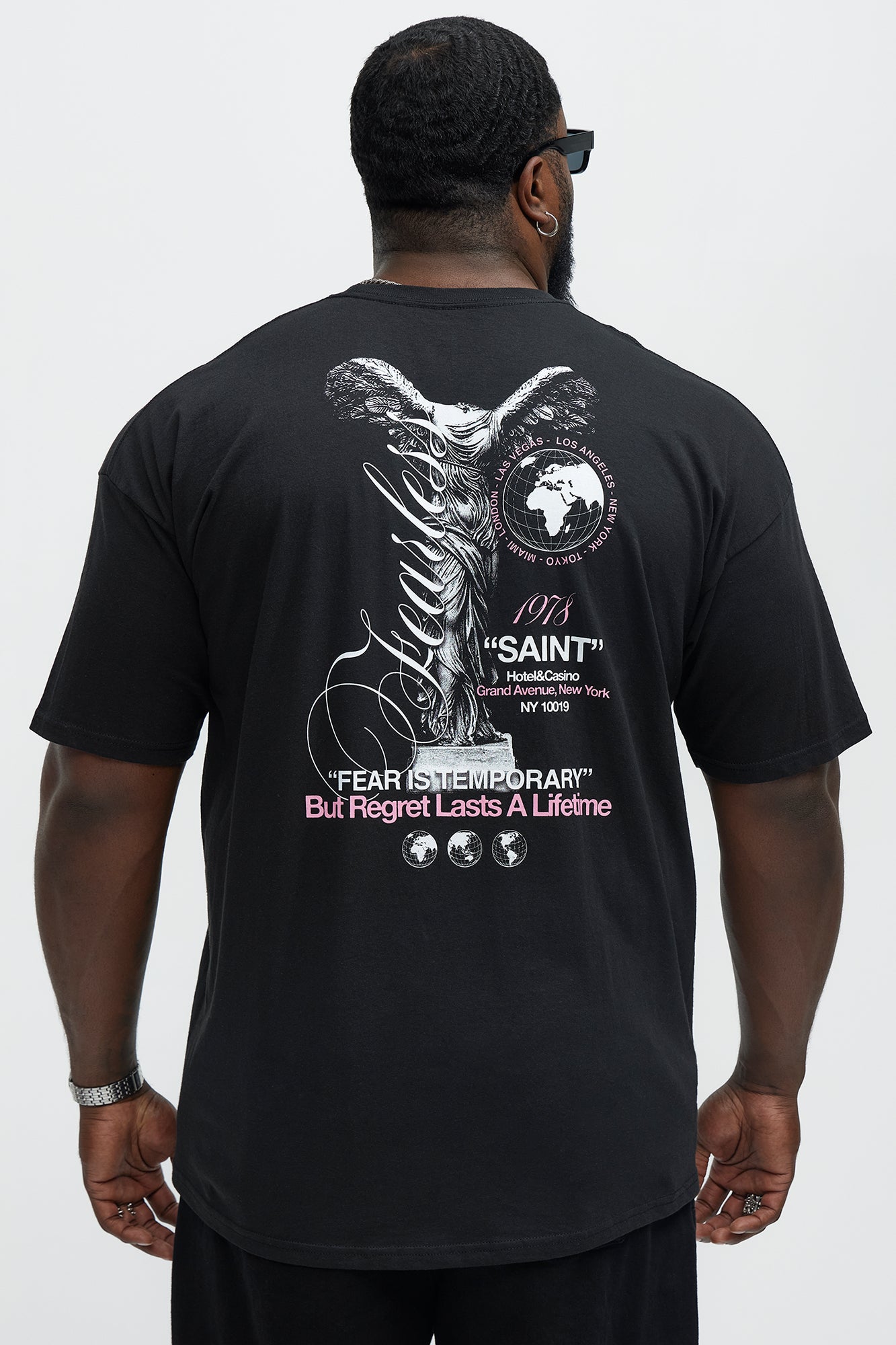 Saint NYC Short Sleeve Tee - Black - Image 5