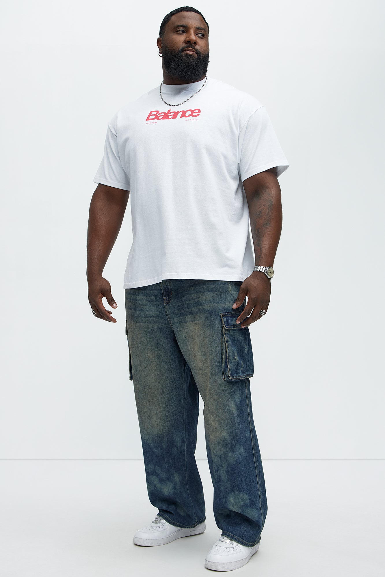 Balance Isn't Something Short Sleeve Tee - White - Image 7
