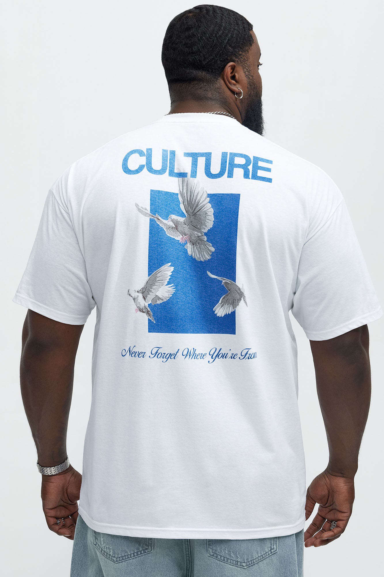 Culture Above All Short Sleeve Tee - White - Image 5