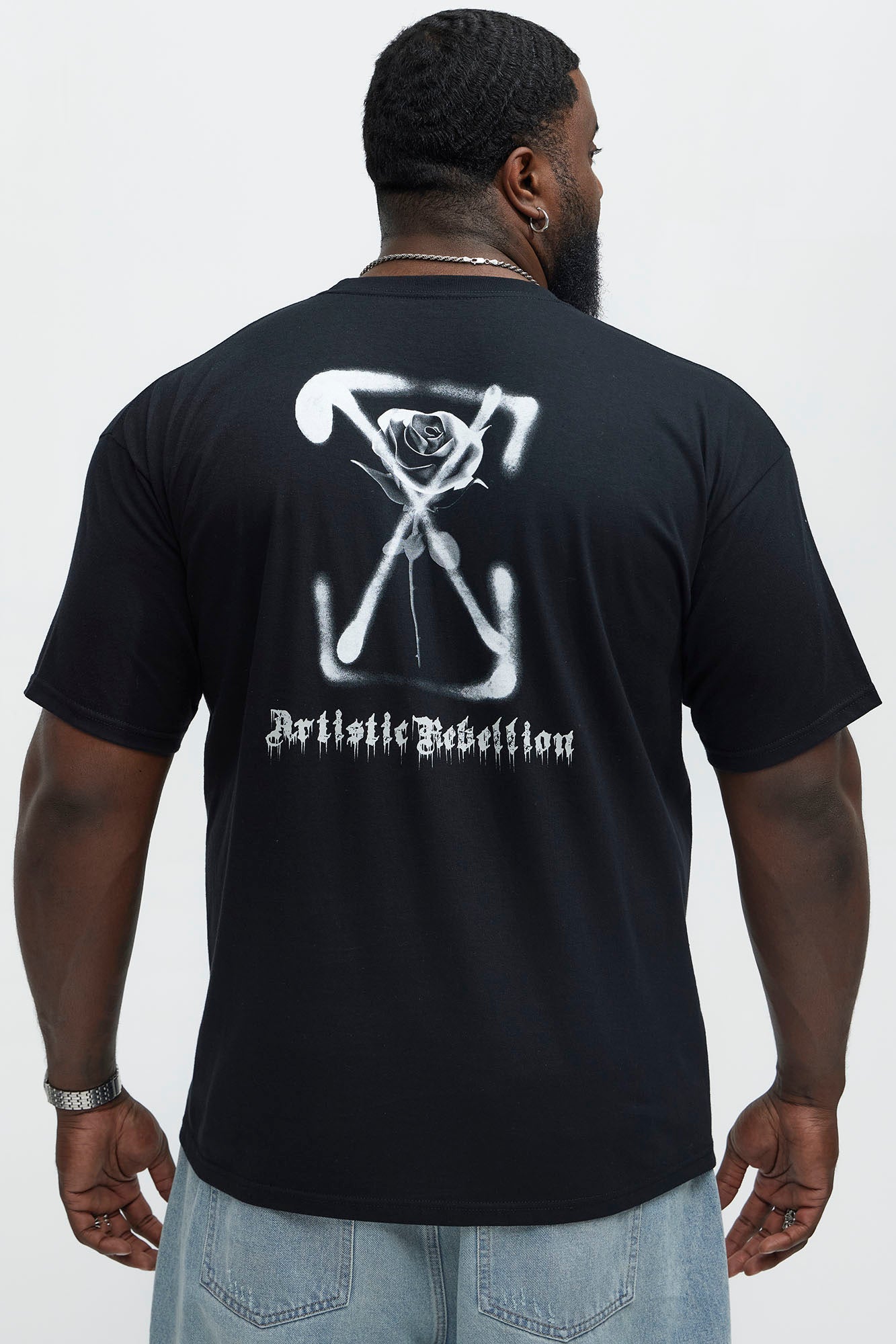 Artistic Rebellion Short Sleeve Tee - Black - Image 6
