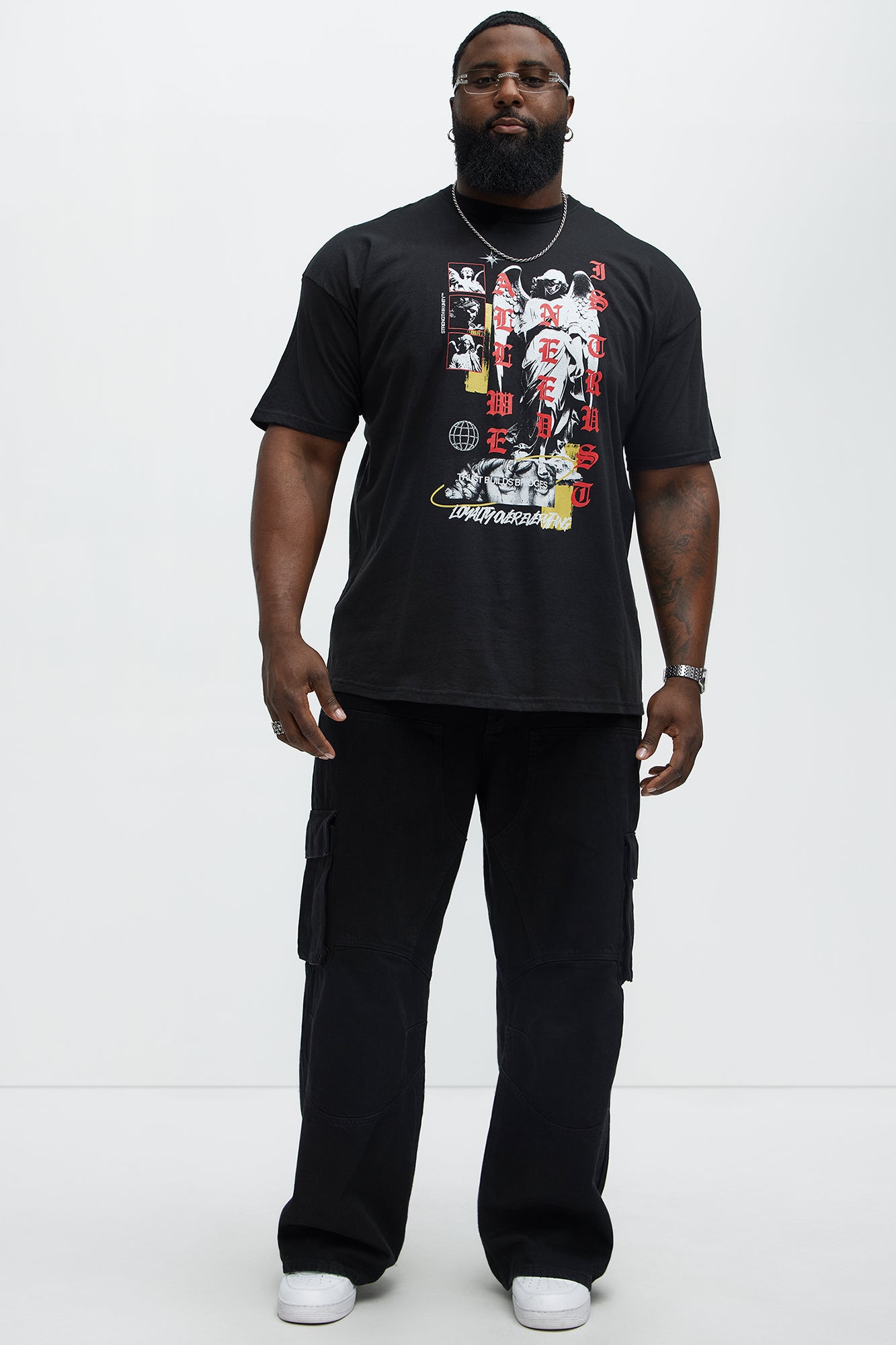 All We Need Is Trust Short Sleeve Tee - Black - Image 5
