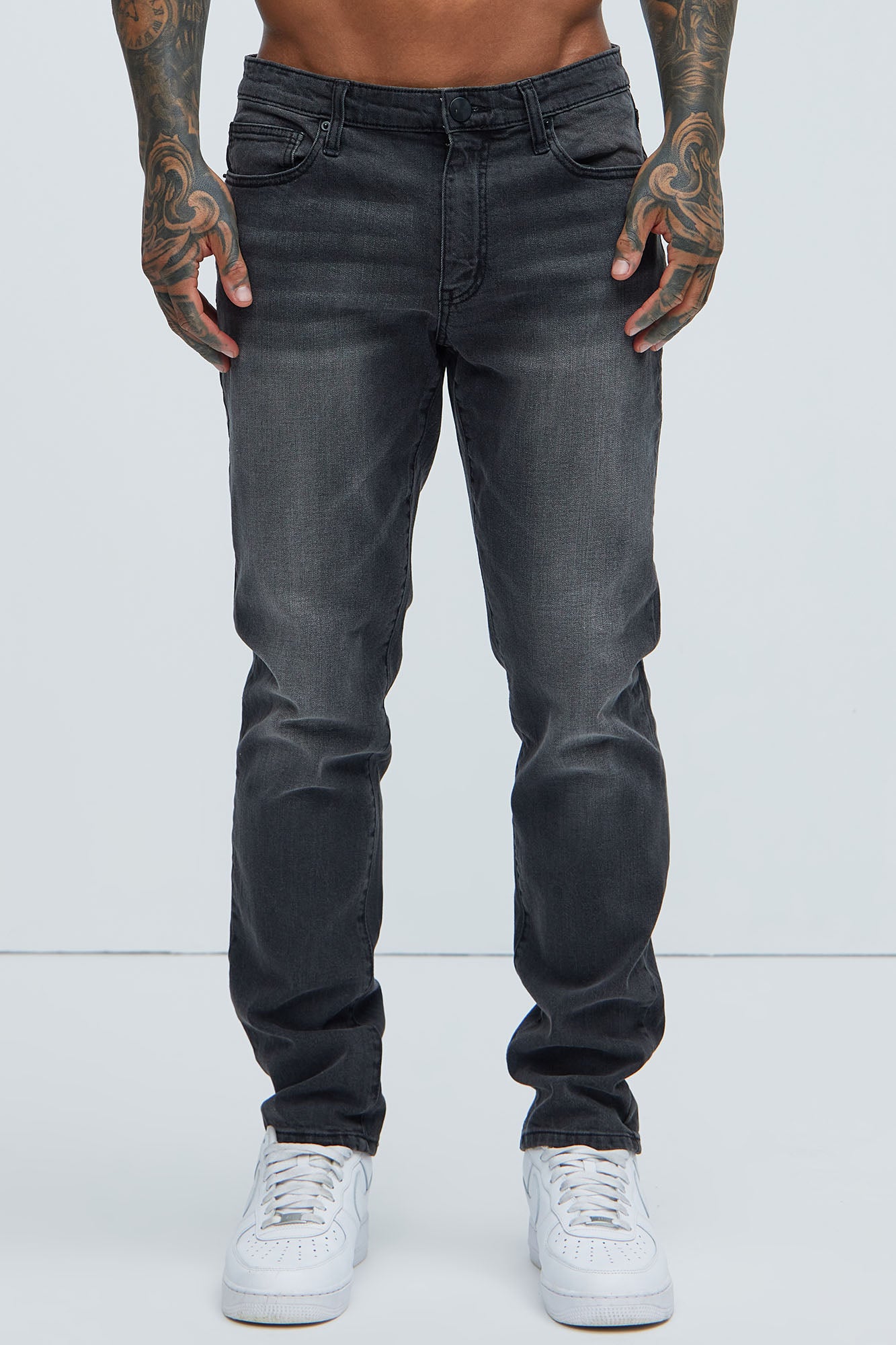 Cornell Slim Jeans - Black Wash - Image 3