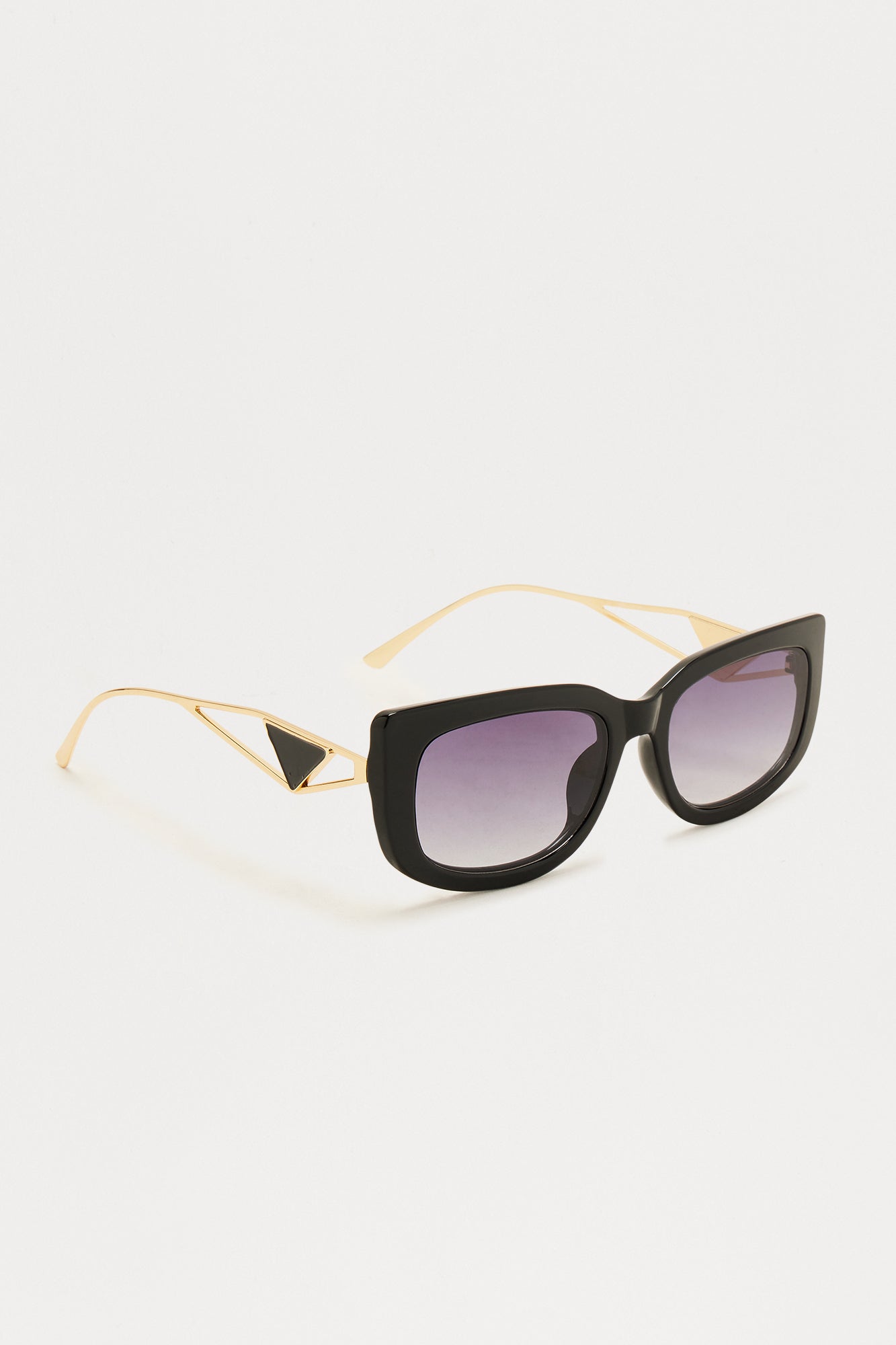 Penelope Square Vacation Sunglasses - Black - Image 4