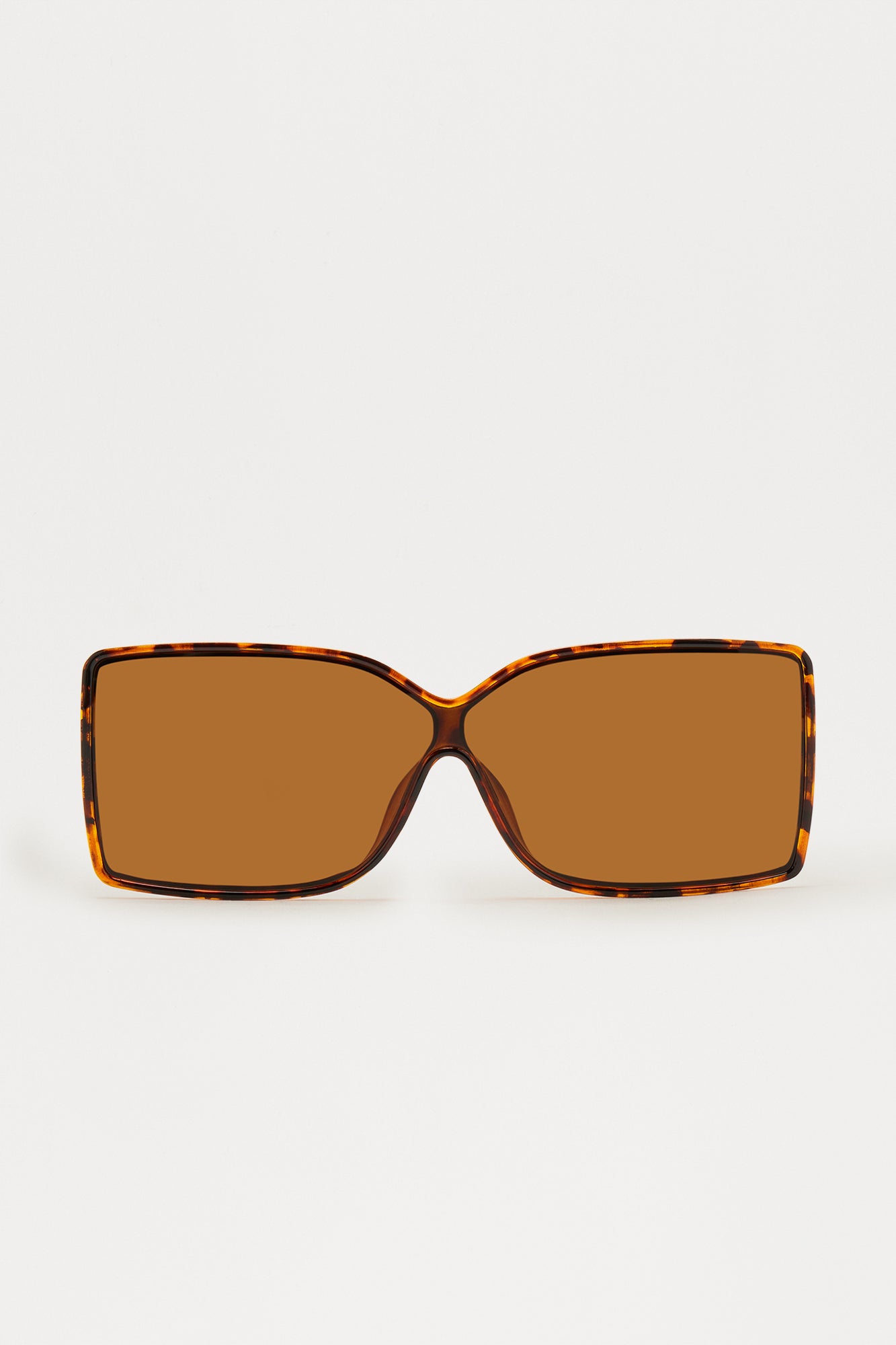 Third Avenue Oversized Square Sunglasses - Tortoise - Image 3
